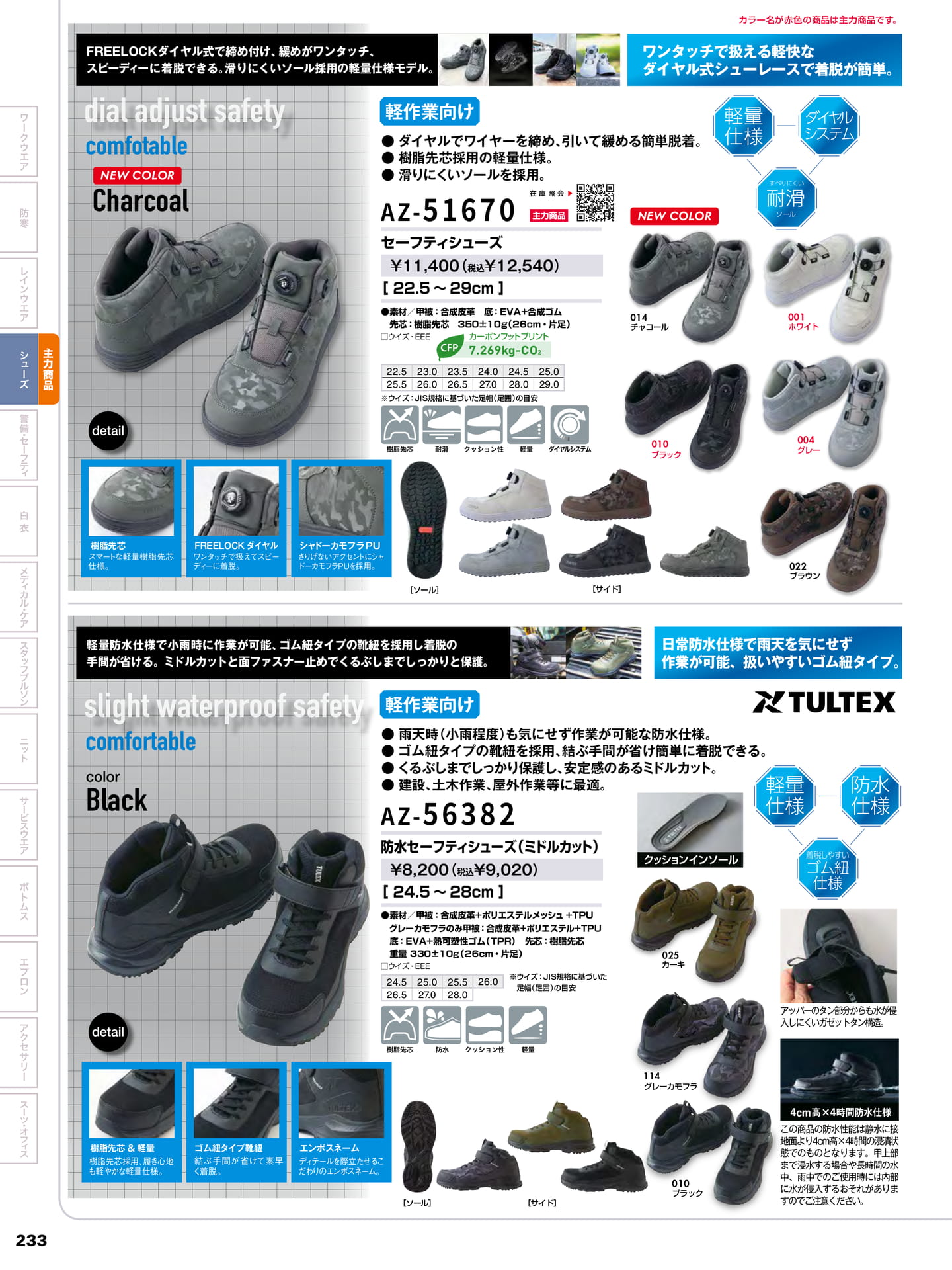FREELOCK ダイヤル式シューズ(234ページ目)