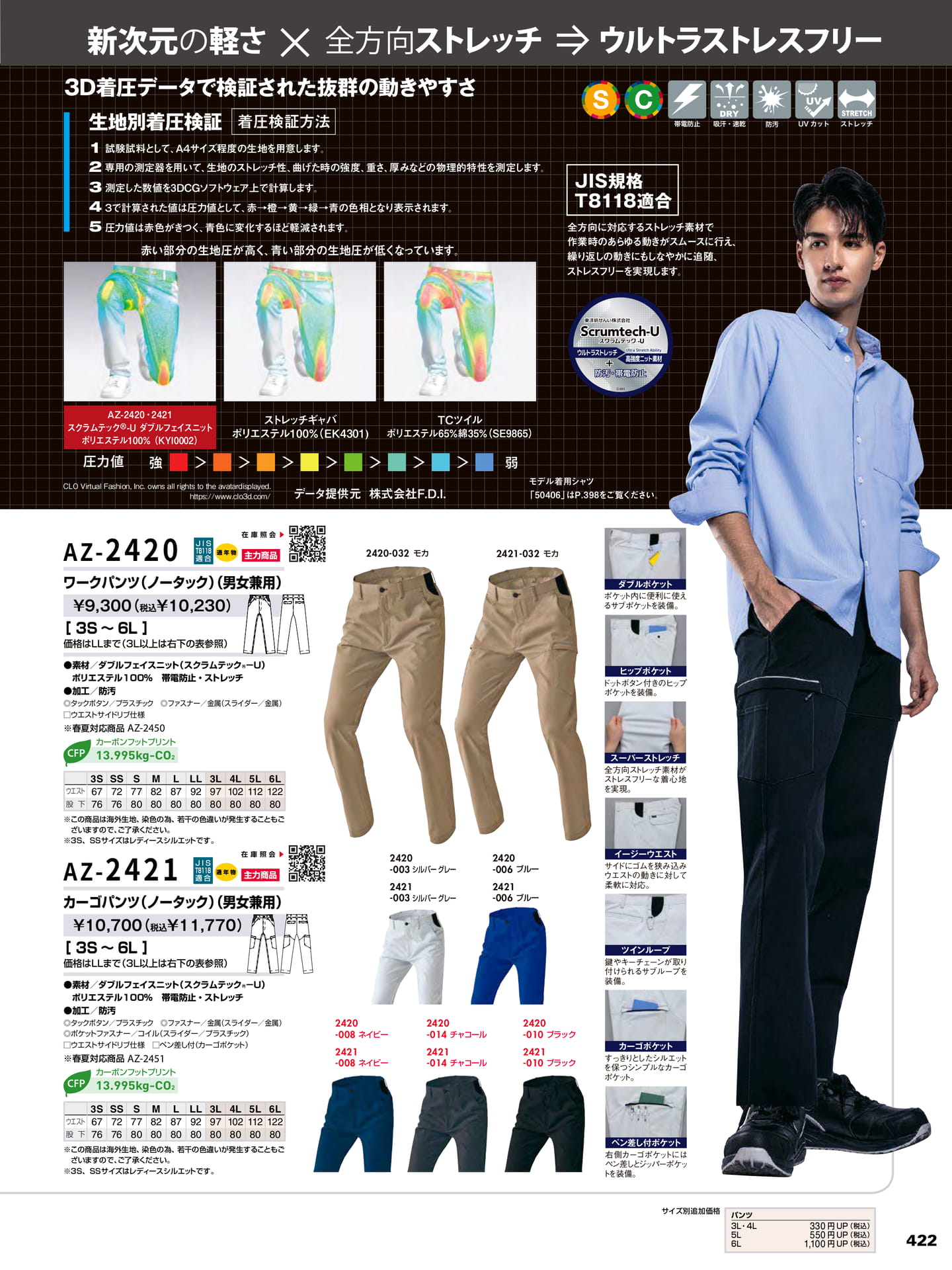 スクラムテックパンツ(423ページ目)