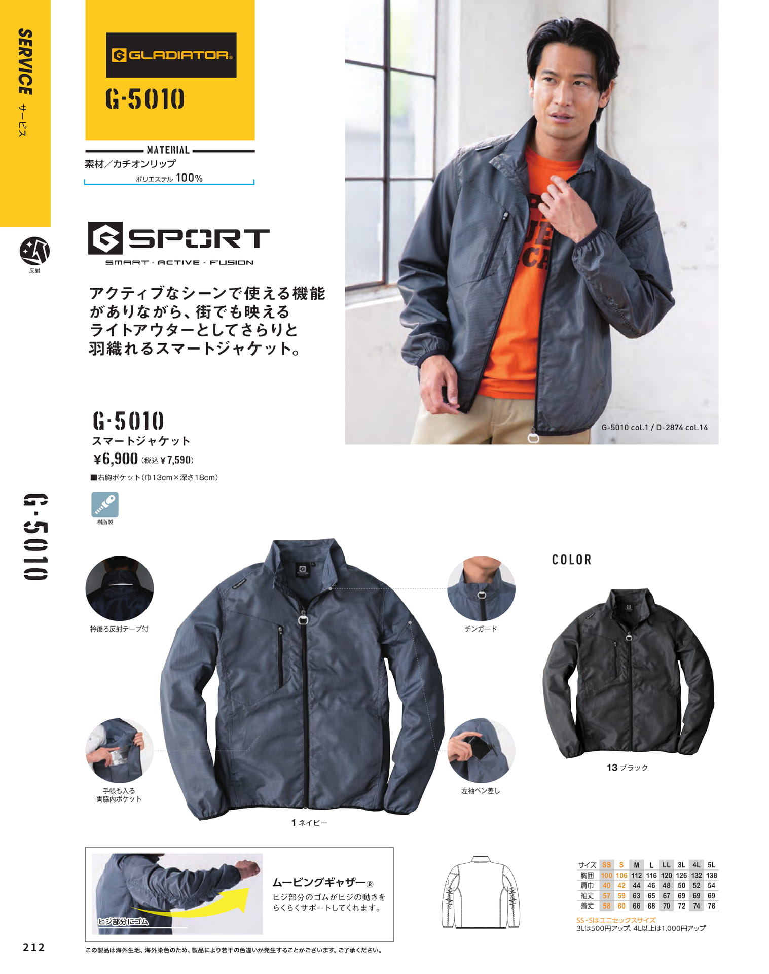 G-5010 スマートジャケット(214ページ目)