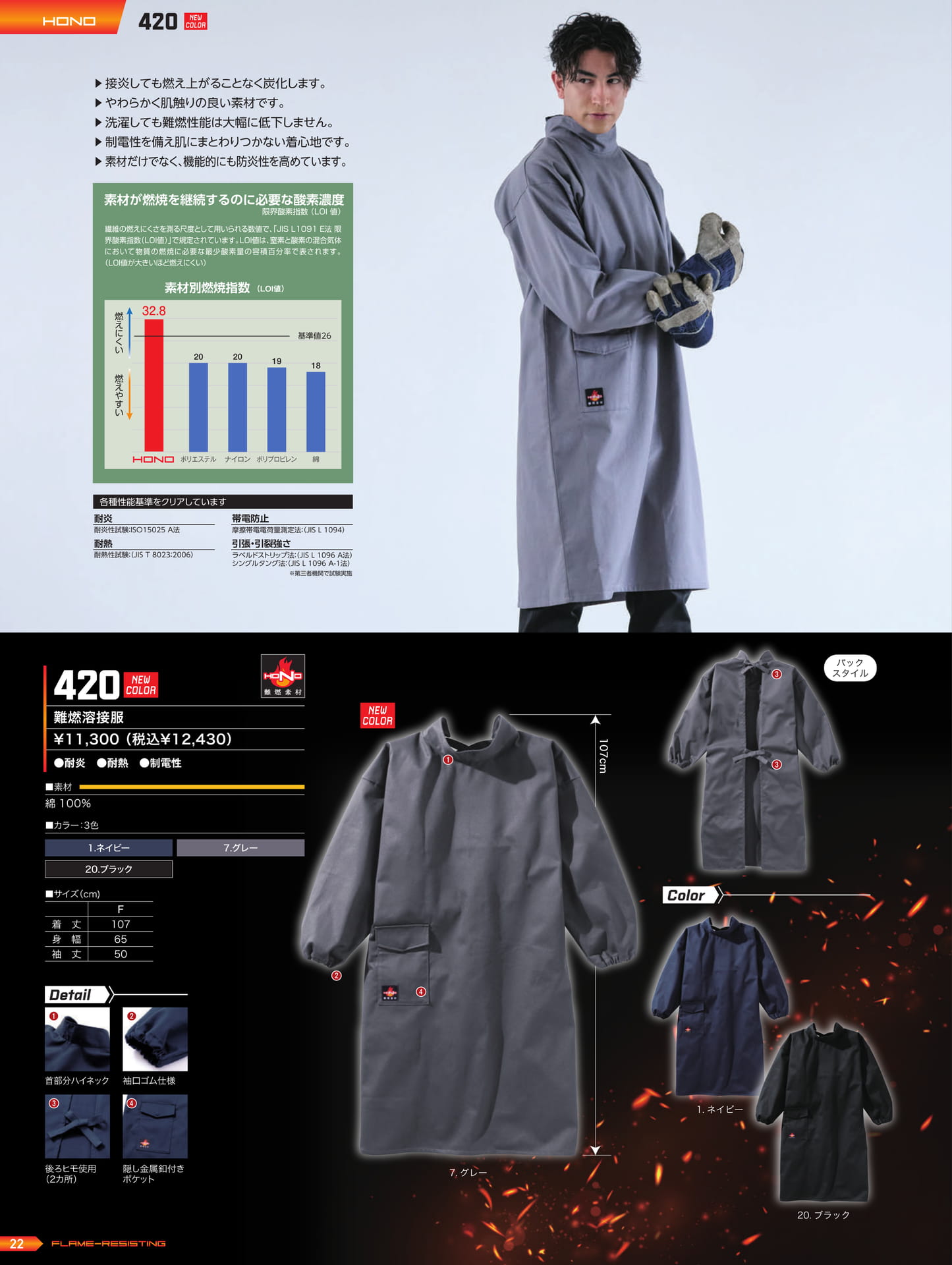 420 難燃溶接服(24ページ目)