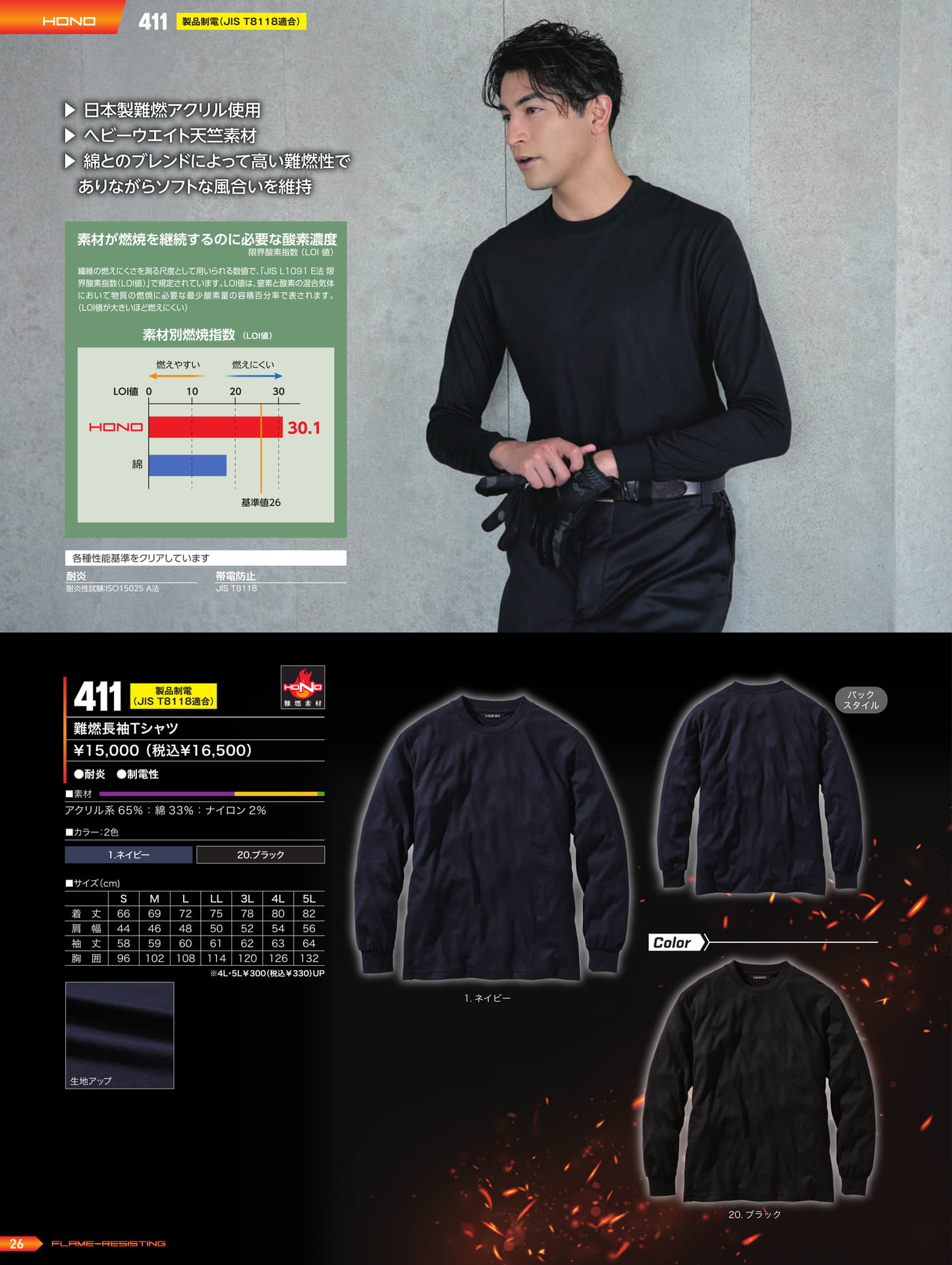 411 難燃長袖Tシャツ(28ページ目)