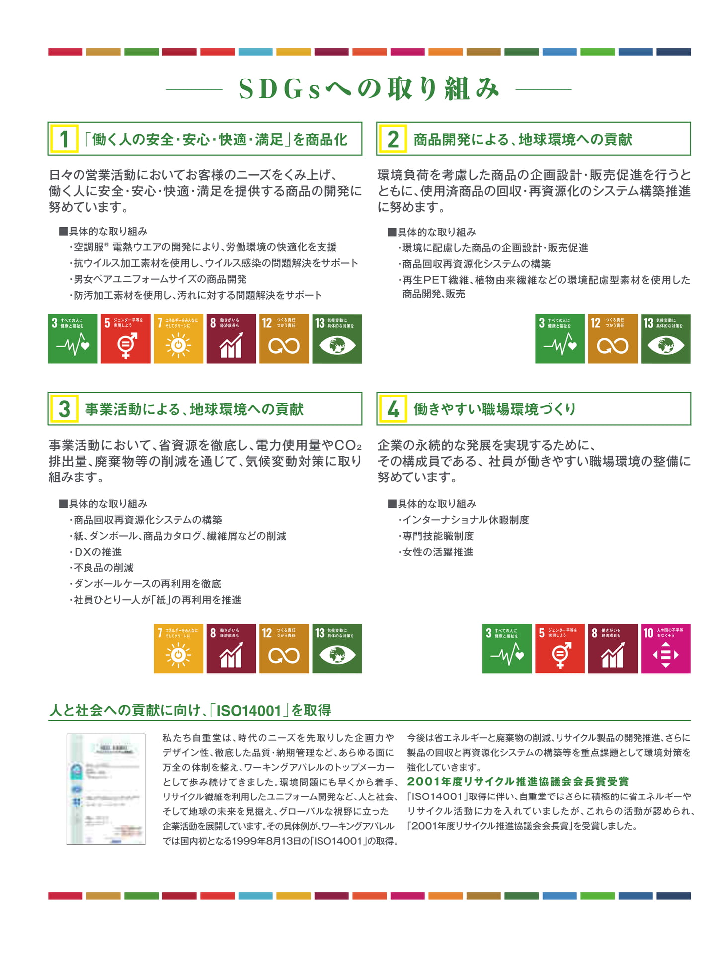SDGsへの取り組み(15ページ目)