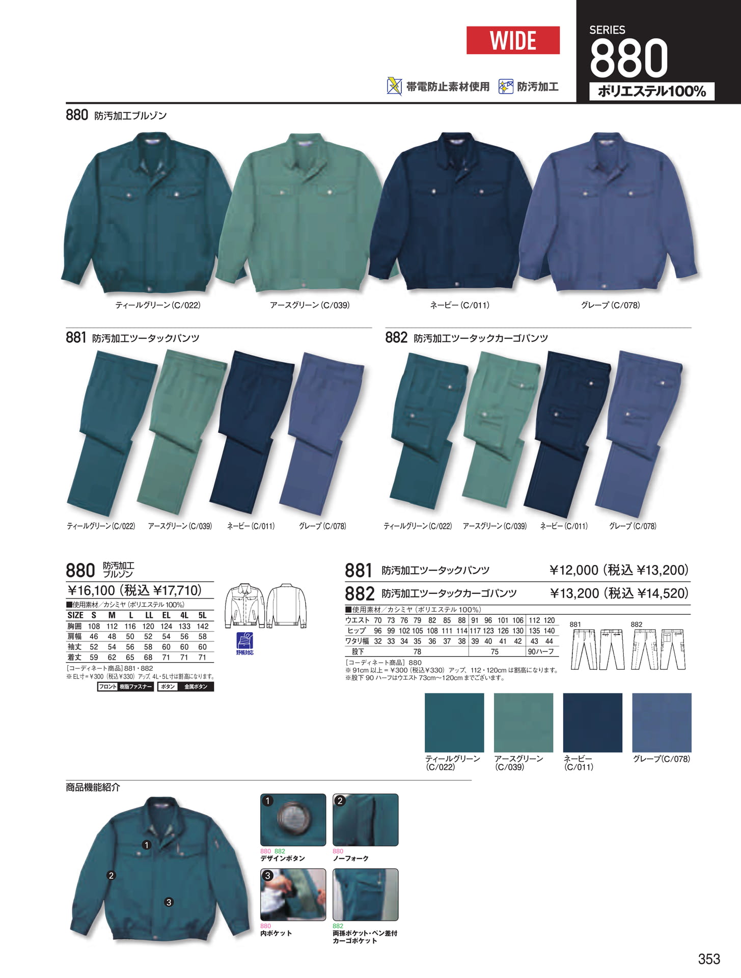防汚加工シリーズ(353ページ目)