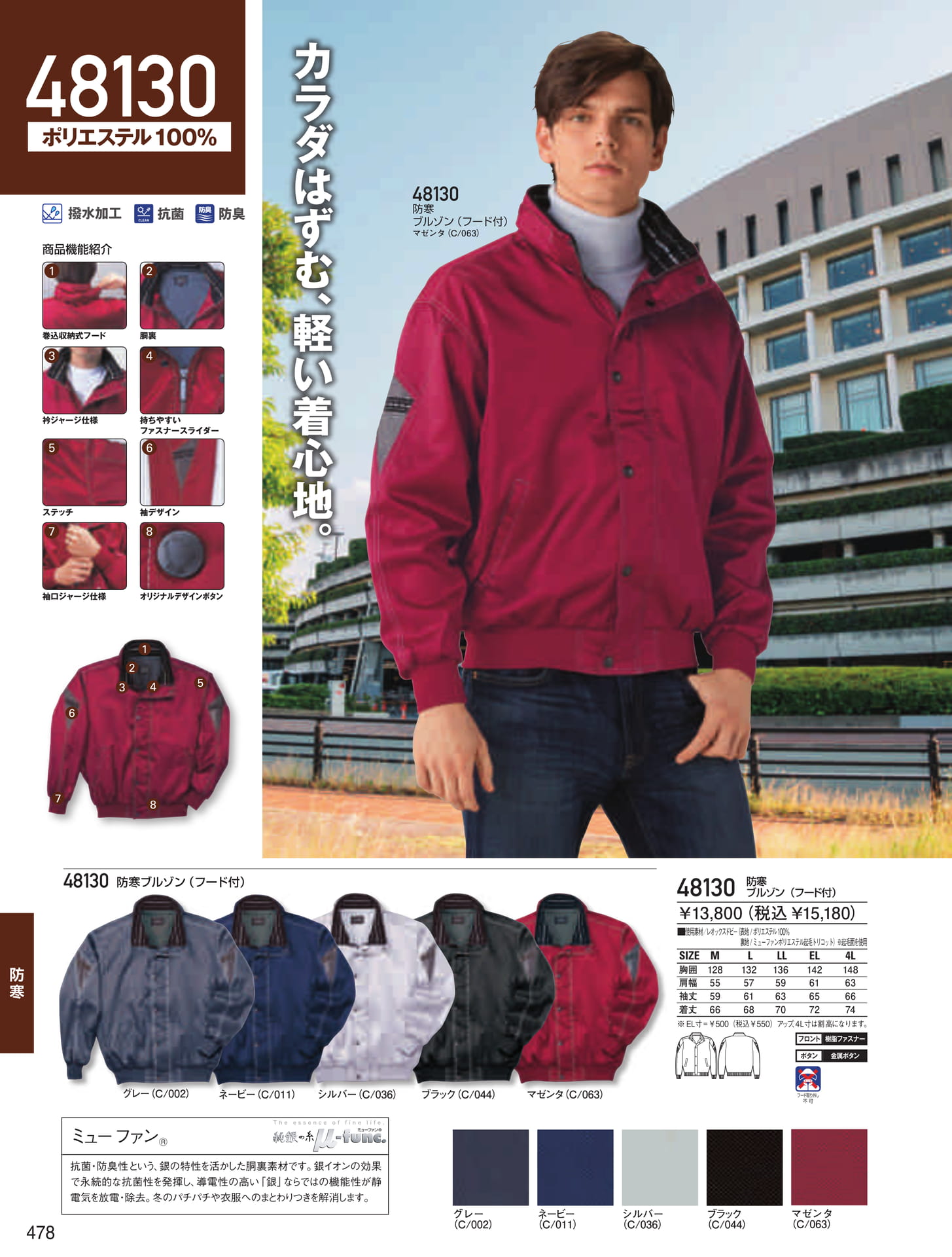 防寒ブルゾン(478ページ目)