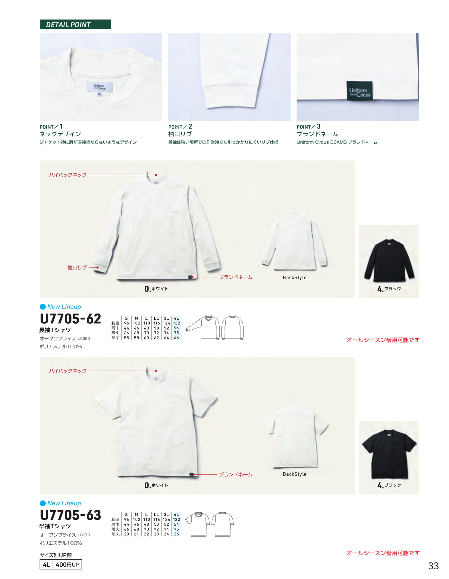 U7705 series Tシャツ(35ページ目)