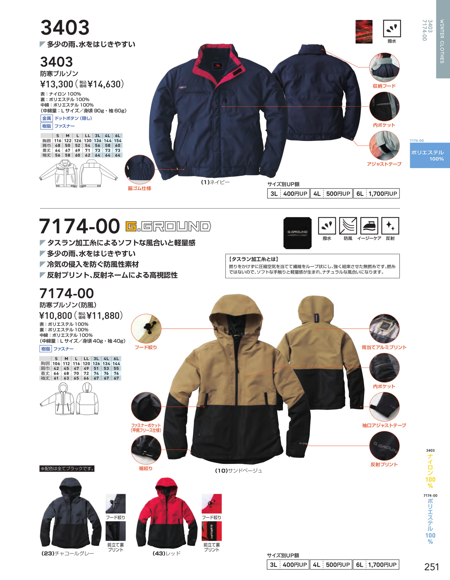 防寒ブルゾン(253ページ目)
