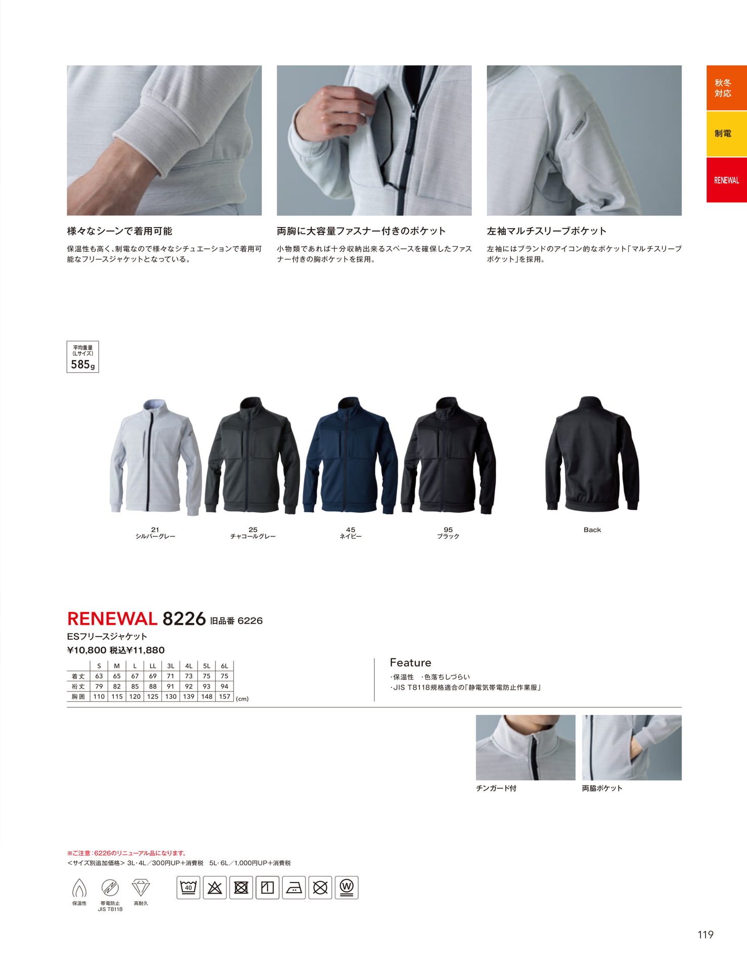 ライトジャケット(121ページ目)