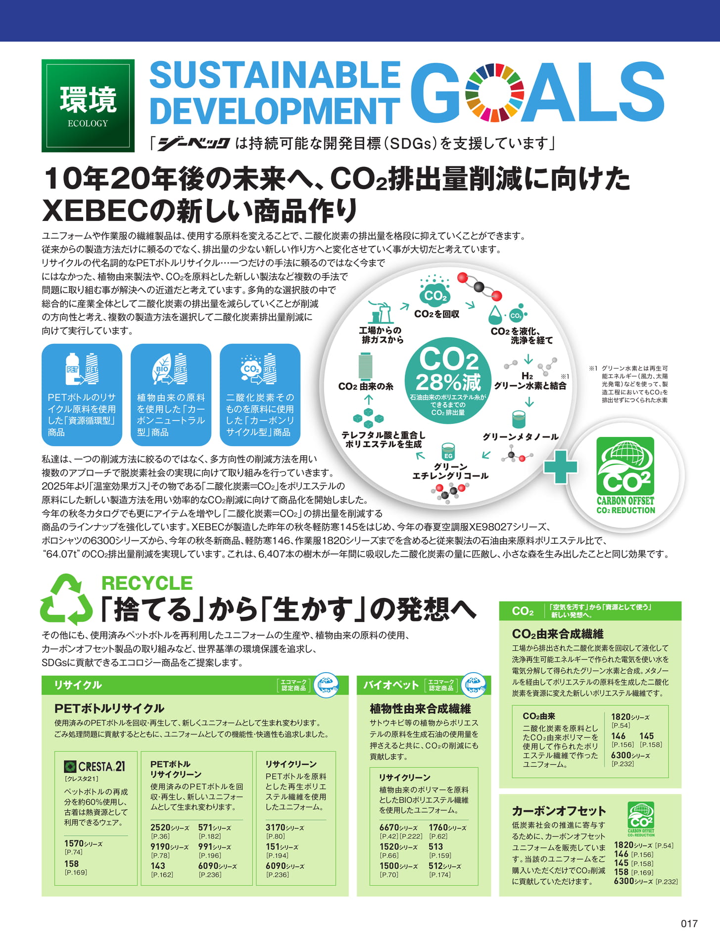 環境配慮とSDGsの取り組み（17ページ目）