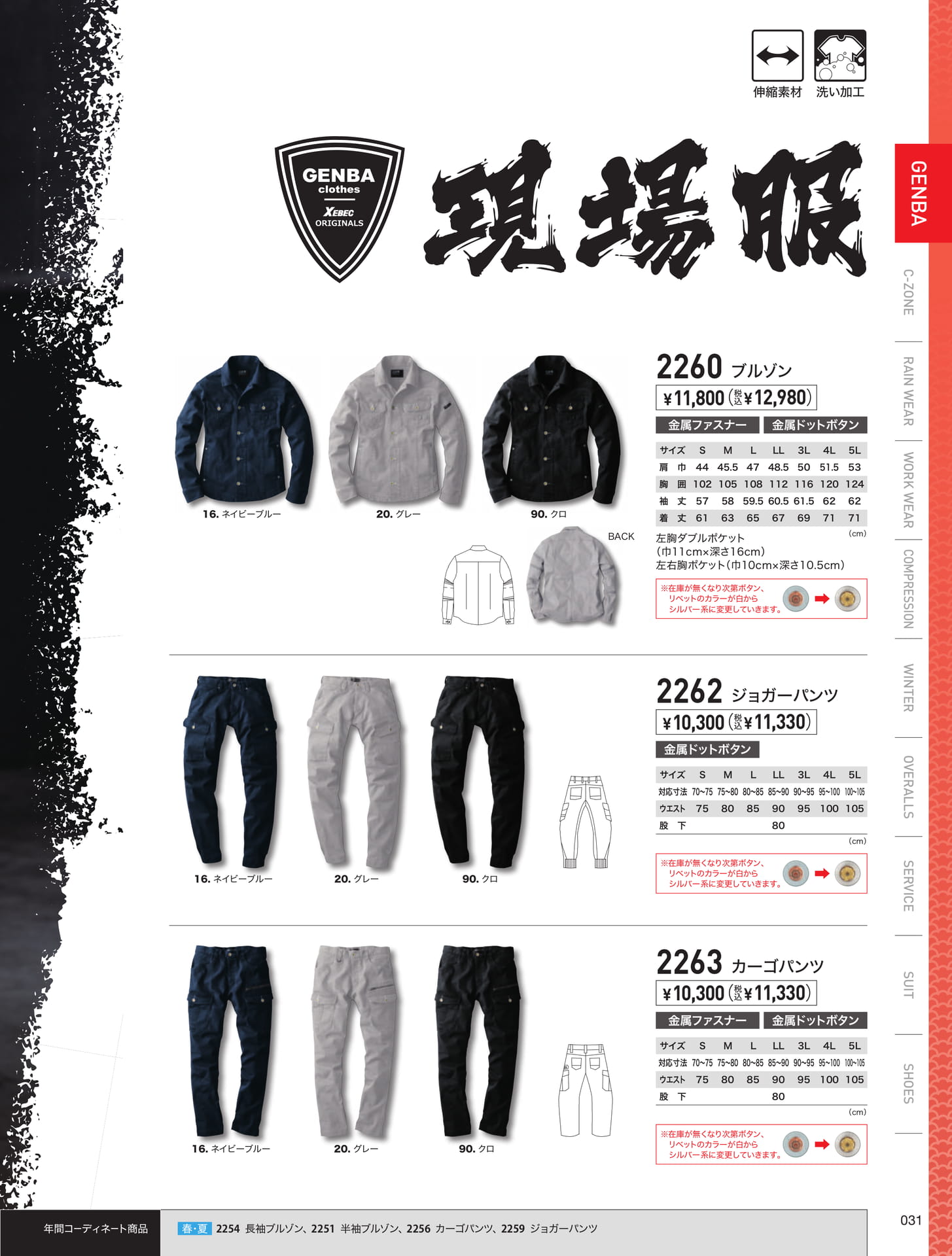 2260 SERIES 商品詳細（31ページ目）