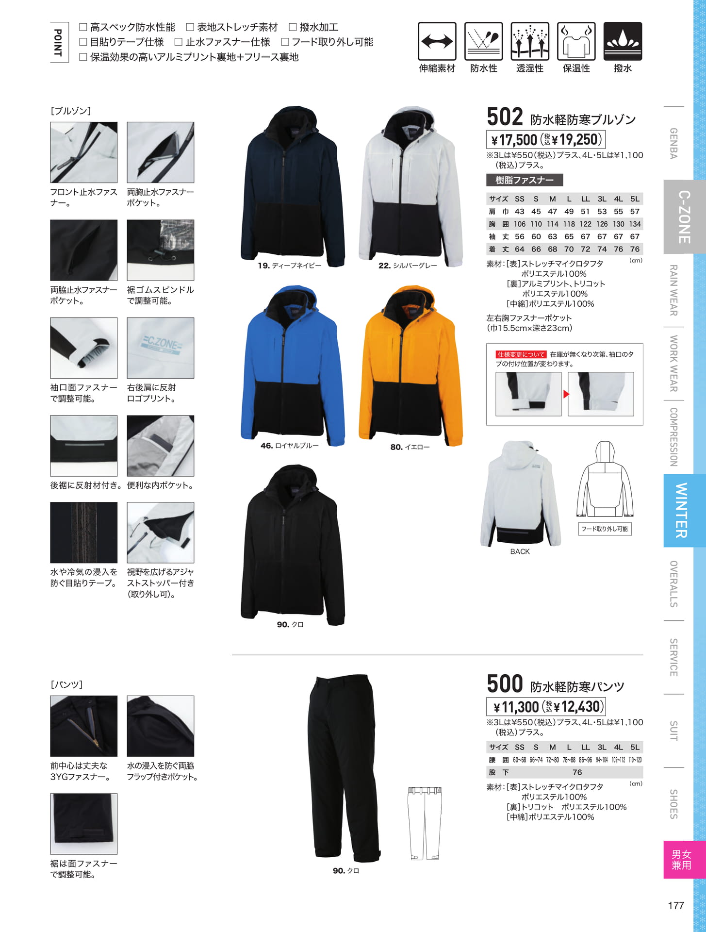 高スペック防水軽防寒（177ページ目）