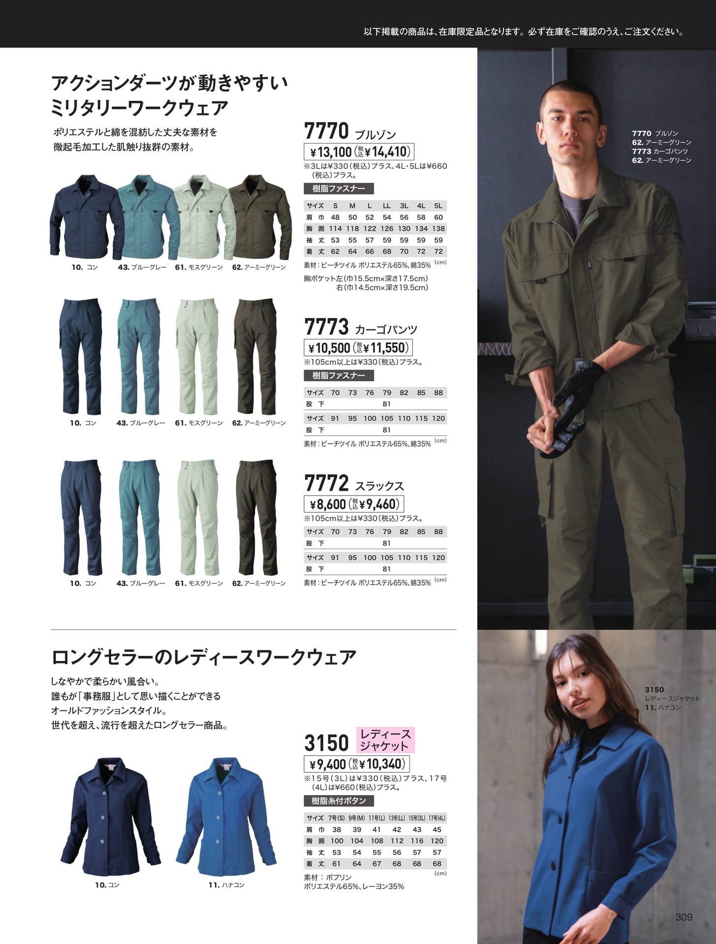 ミリタリーワークウェア（309ページ目）