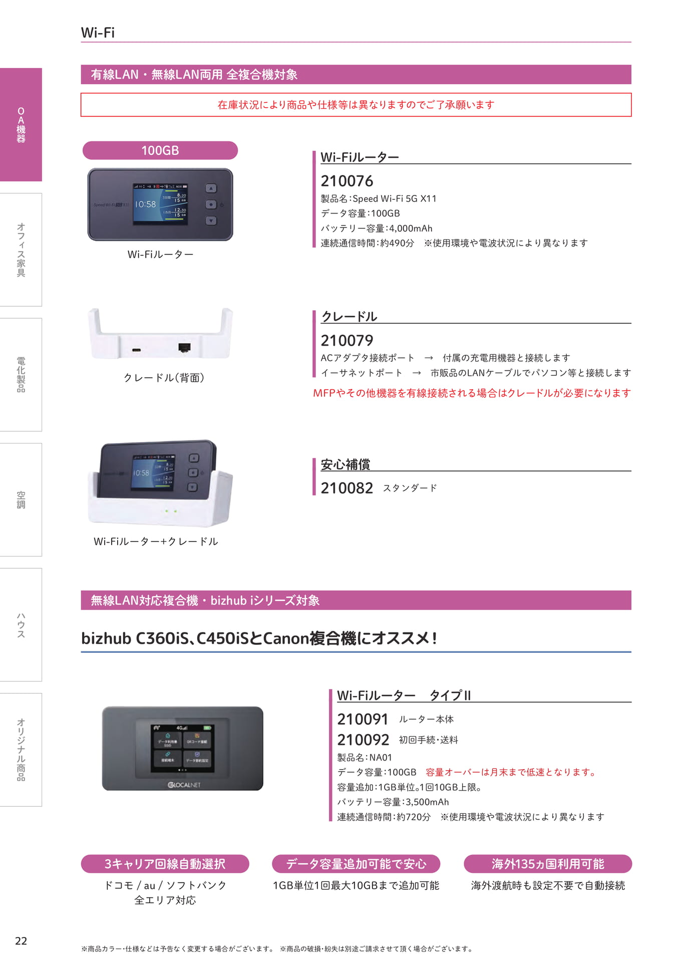 Wi-Fi ルーター(22ページ目)