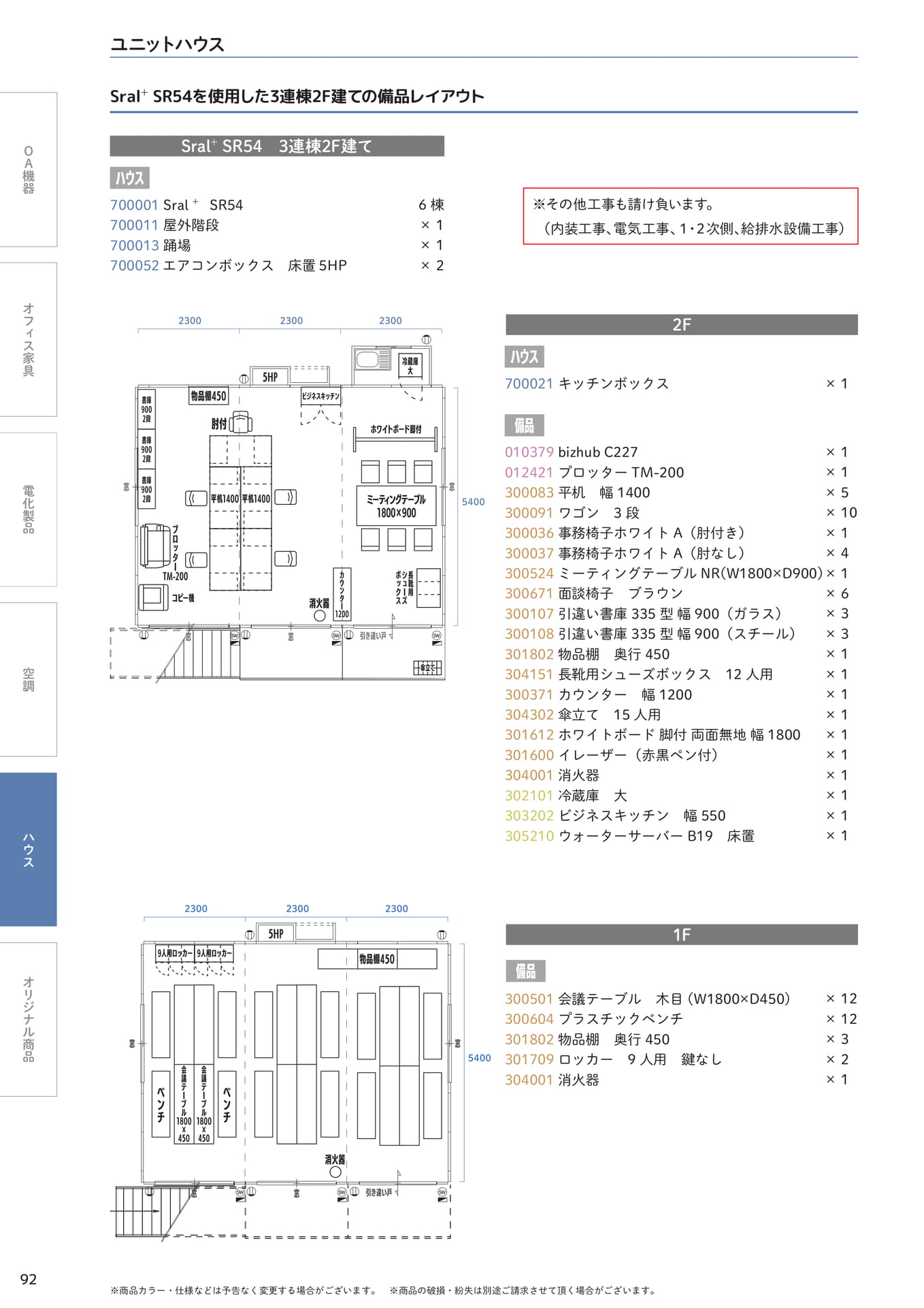 Sral⁺ 3連棟2階建てレイアウト(92ページ目)