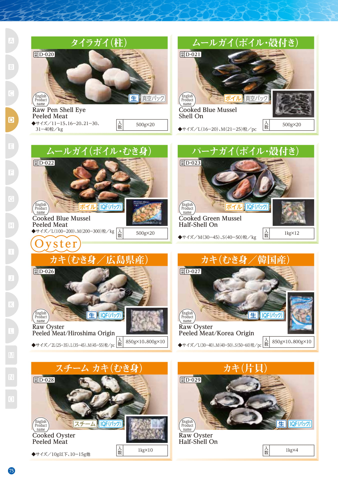 Shellfish Common Scallop Oyster(66ページ目)