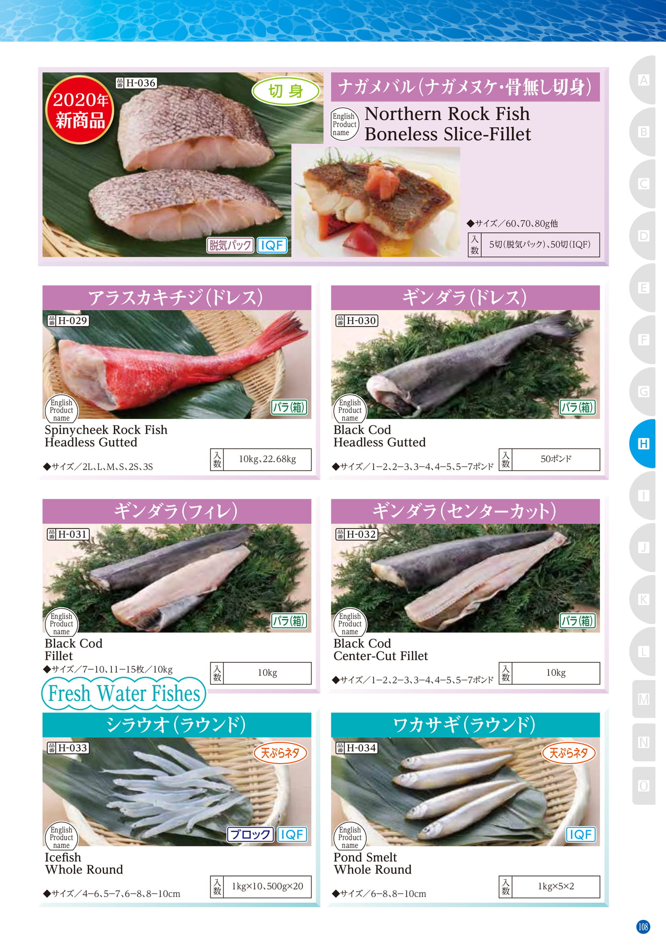 Northern Hemisphere Fish Fresh Water Fishes(99ページ目)