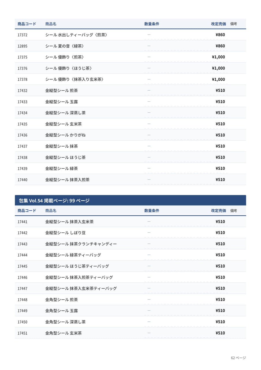 シール夏の音・金縦型シール(62ページ目)