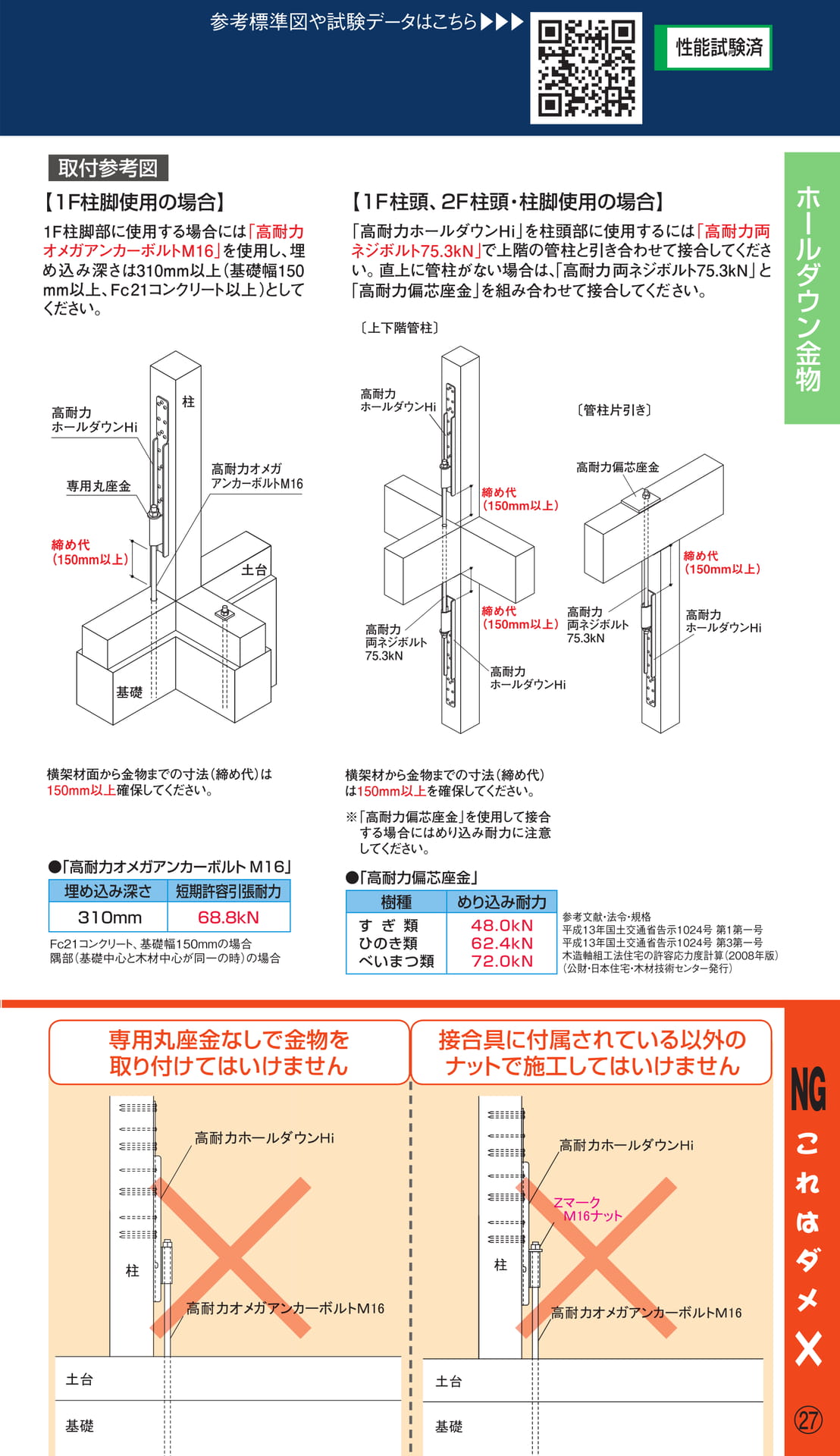高耐力ホールダウン Hi 施工方法（29ページ目）