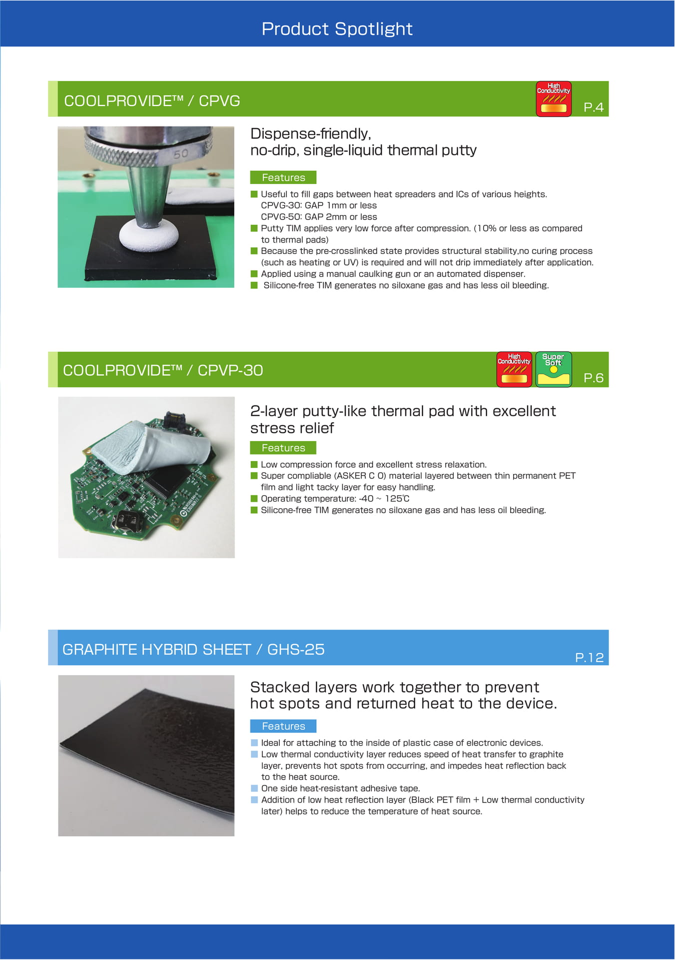 Product Spotlight(3ページ目)