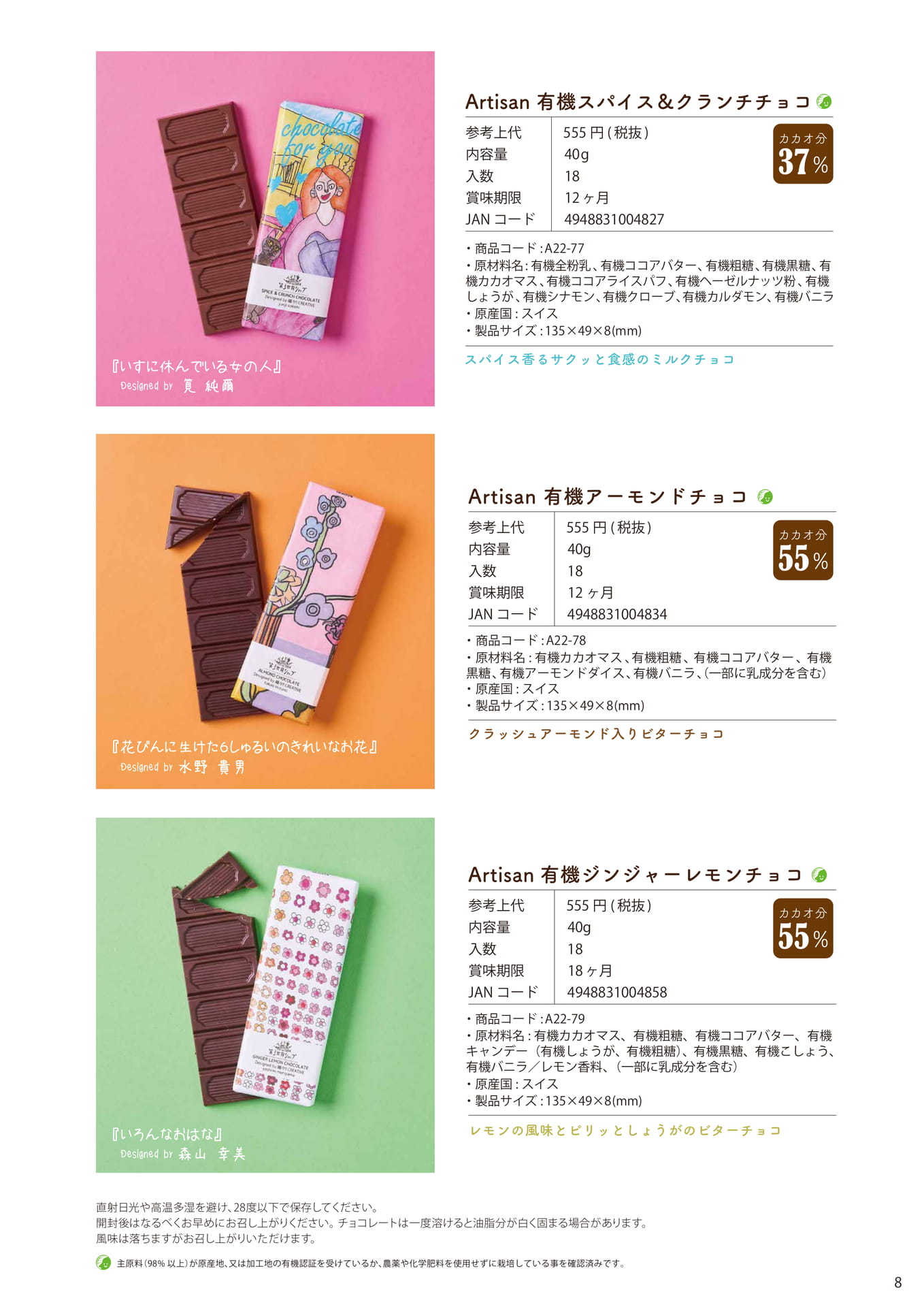 Page 08 Aertisan Chocolate 40g（9ページ目）