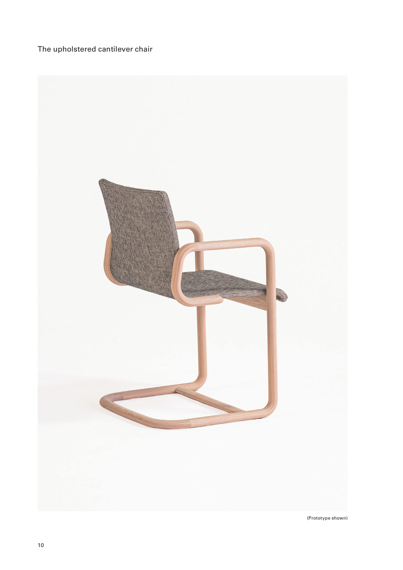The upholstered cantilever chair(12ページ目)