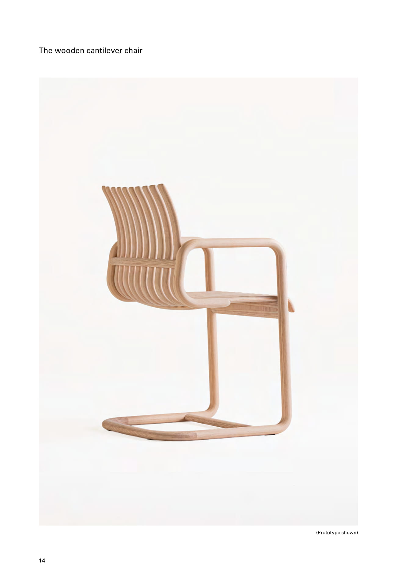 The wooden cantilever chair（16ページ目）