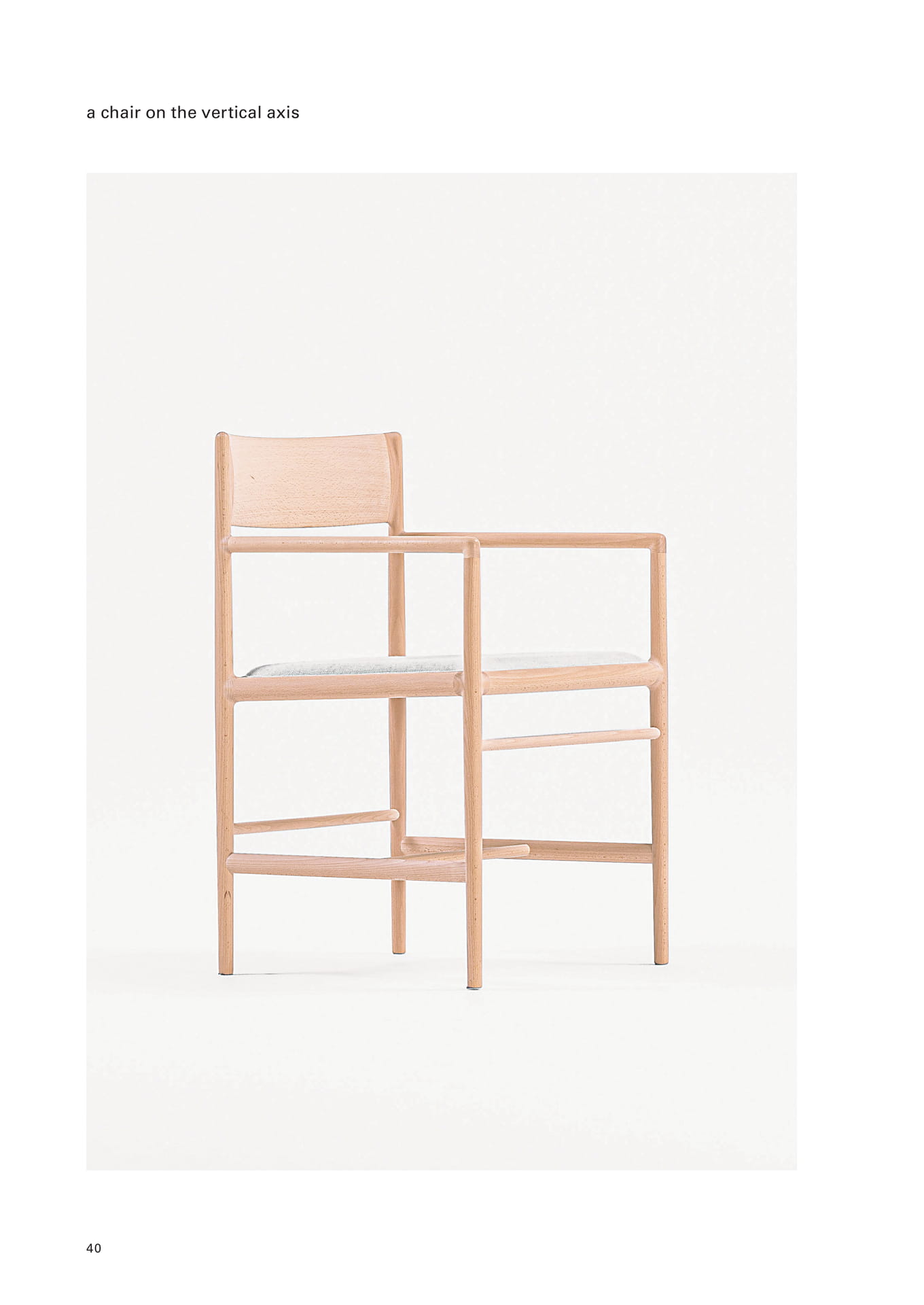 a chair on the vertical axis(42ページ目)