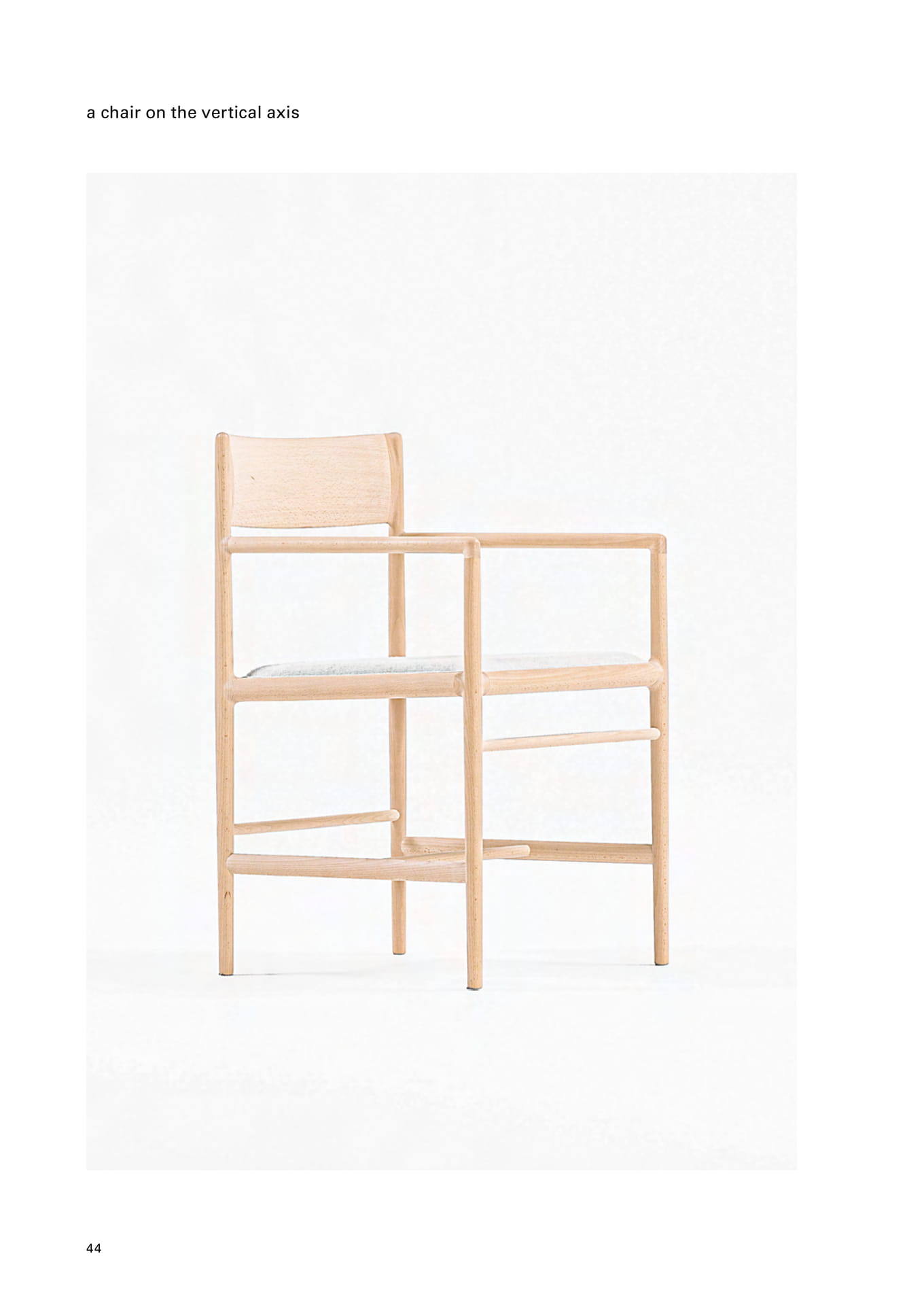 a chair on the vertical axis（46ページ目）