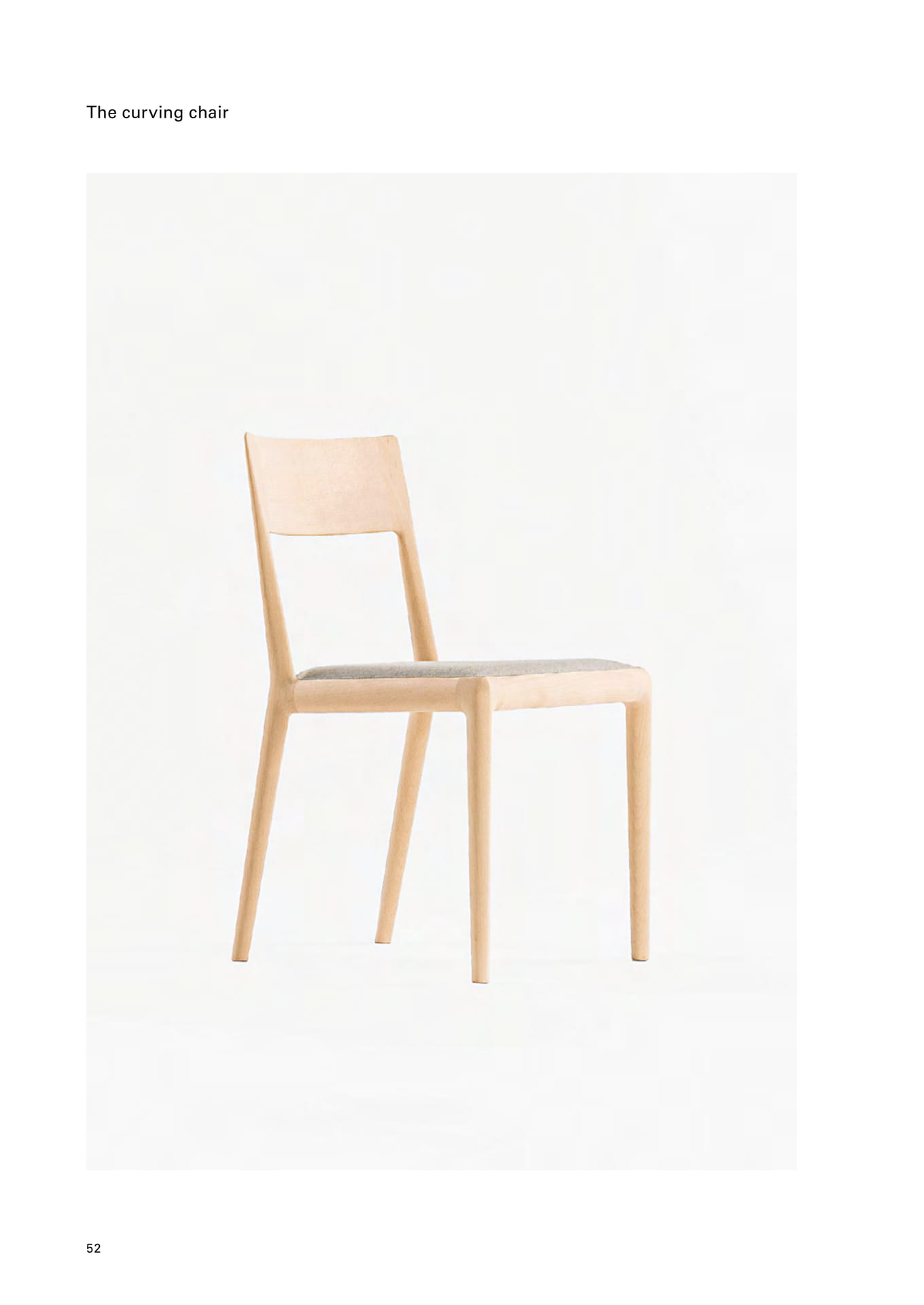 The curving chair（54ページ目）