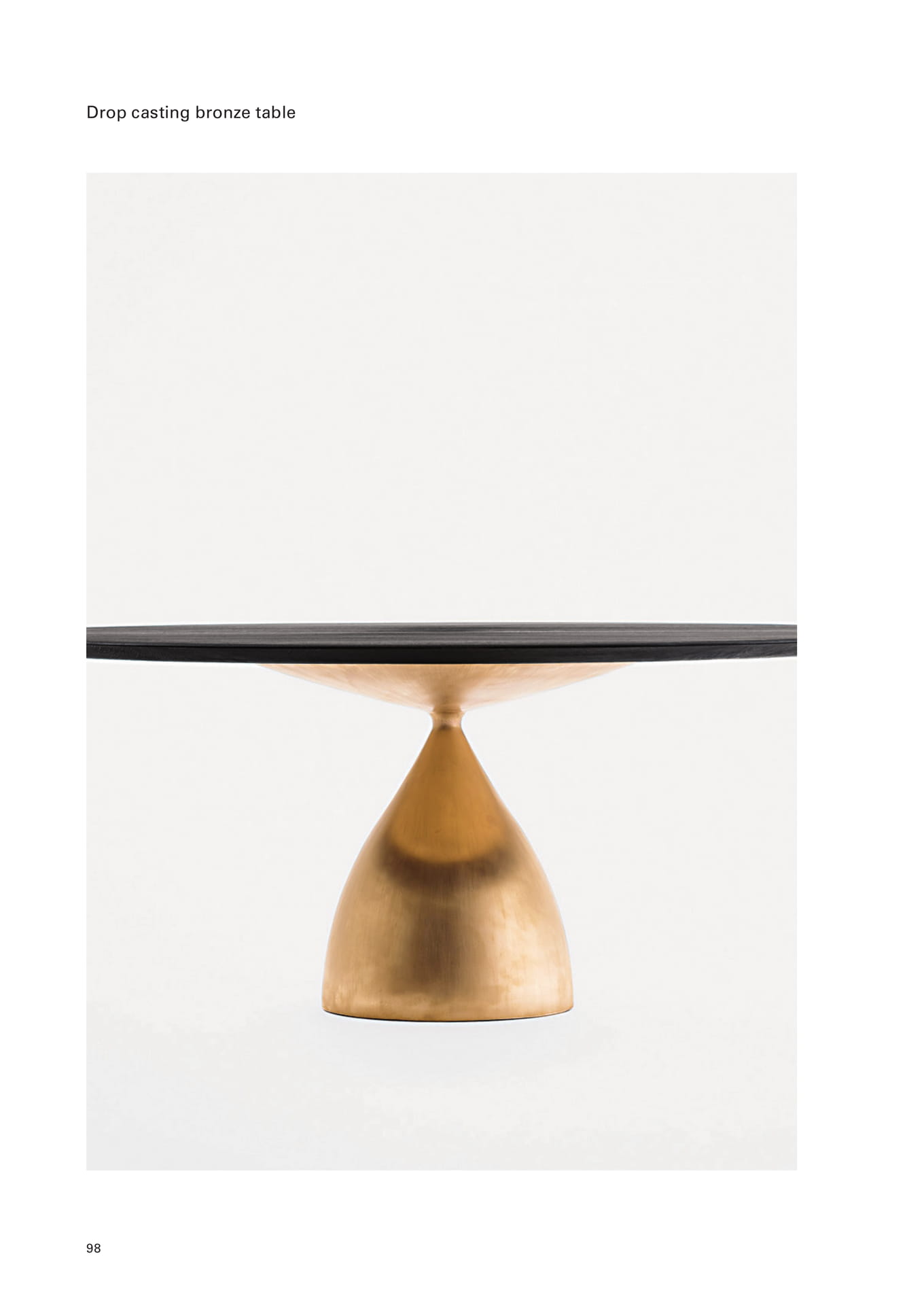 Drop casting bronze table(100ページ目)