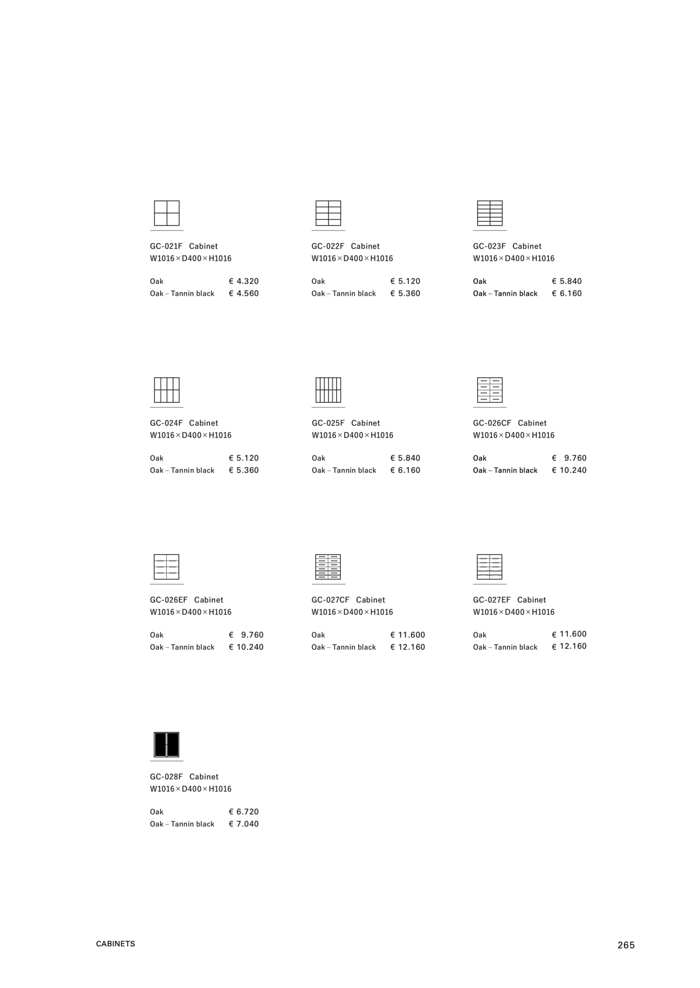CABINETS（267ページ目）