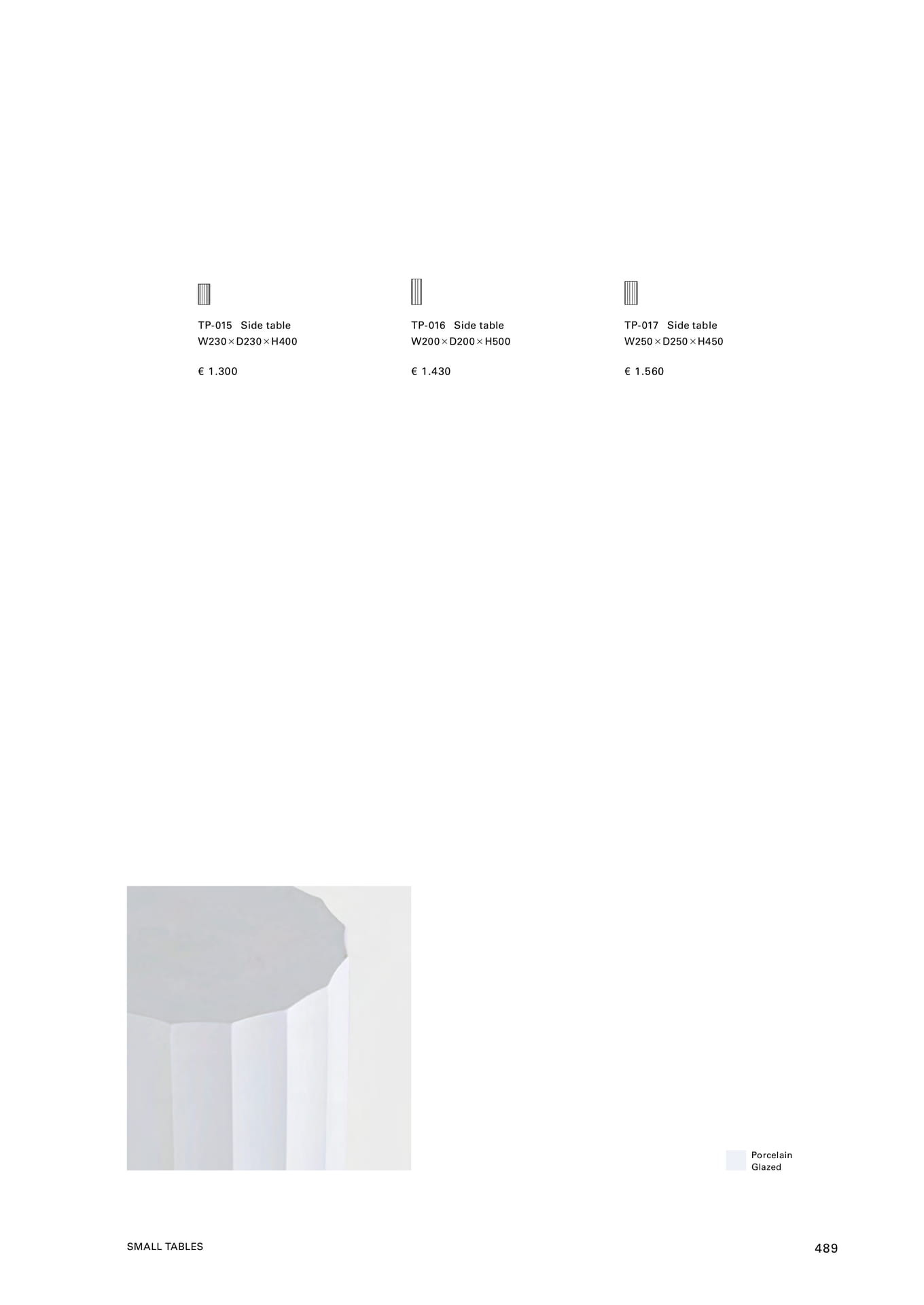 SMALL TABLES（491ページ目）