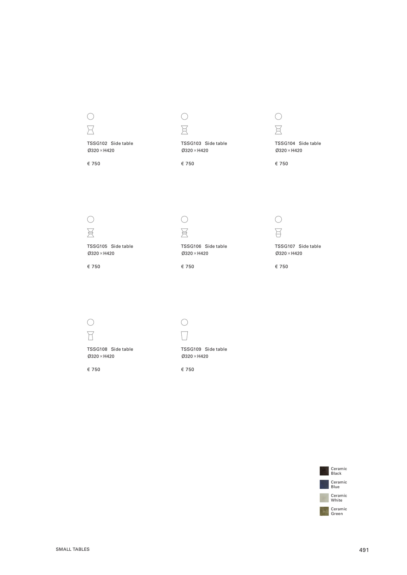 SMALL TABLES(493ページ目)