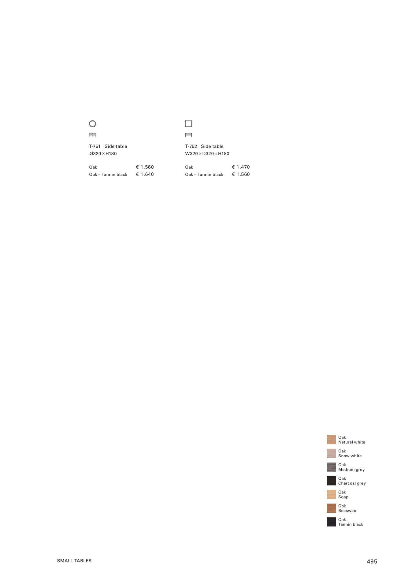 SMALL TABLES(497ページ目)