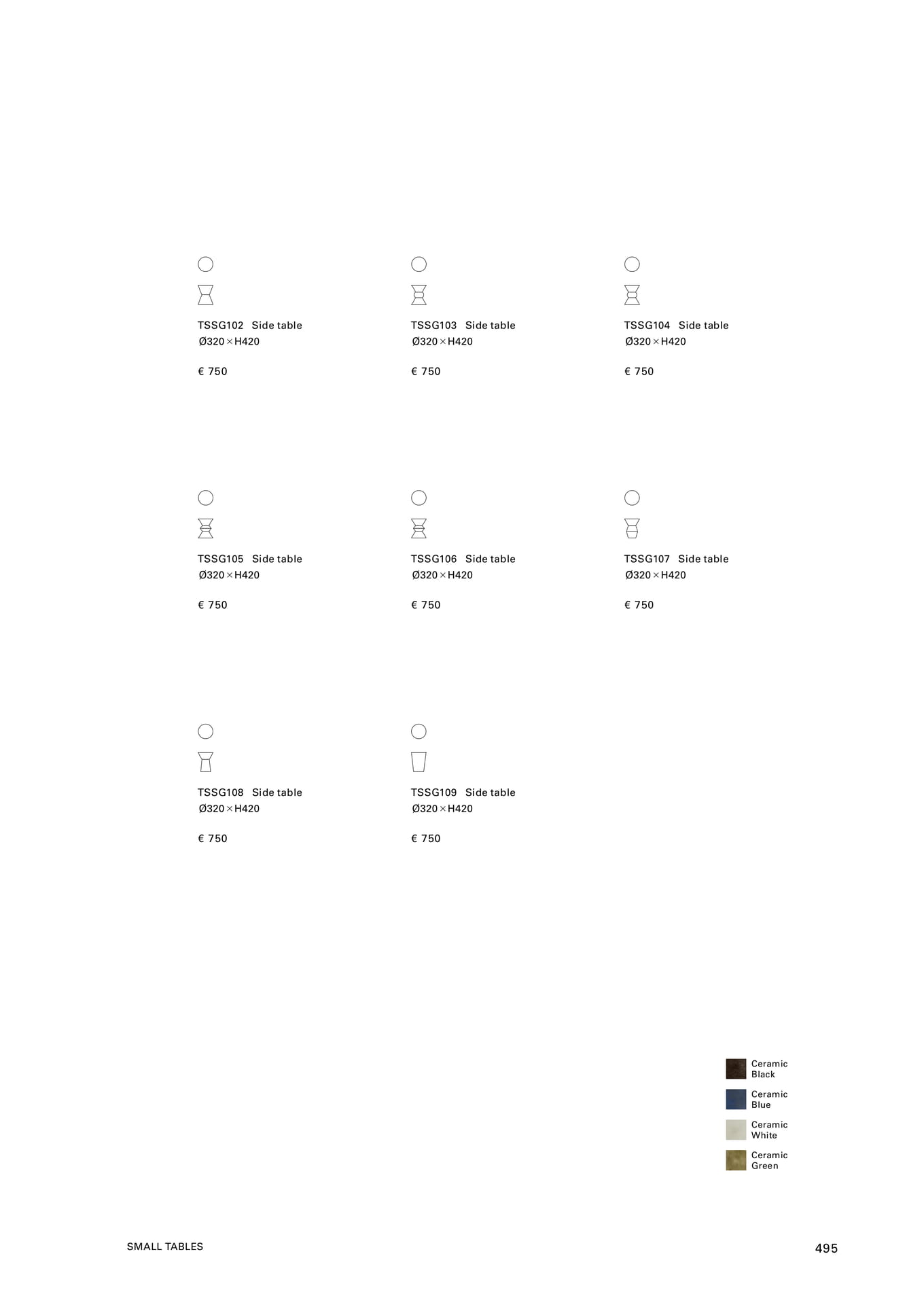 SMALL TABLES（497ページ目）