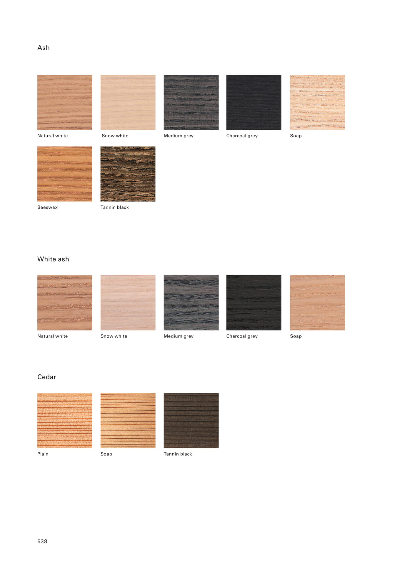 Ash and Cedar finishes(640ページ目)