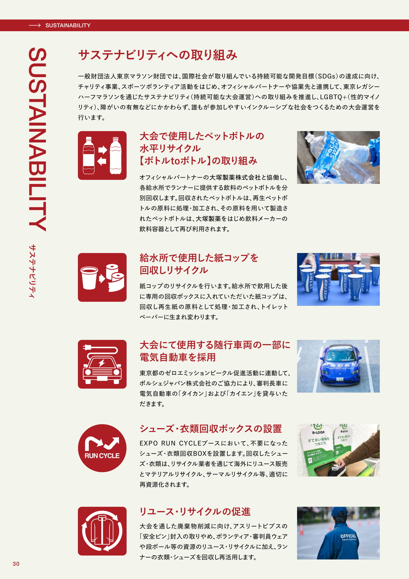 サステナビリティへの取り組み(30ページ目)