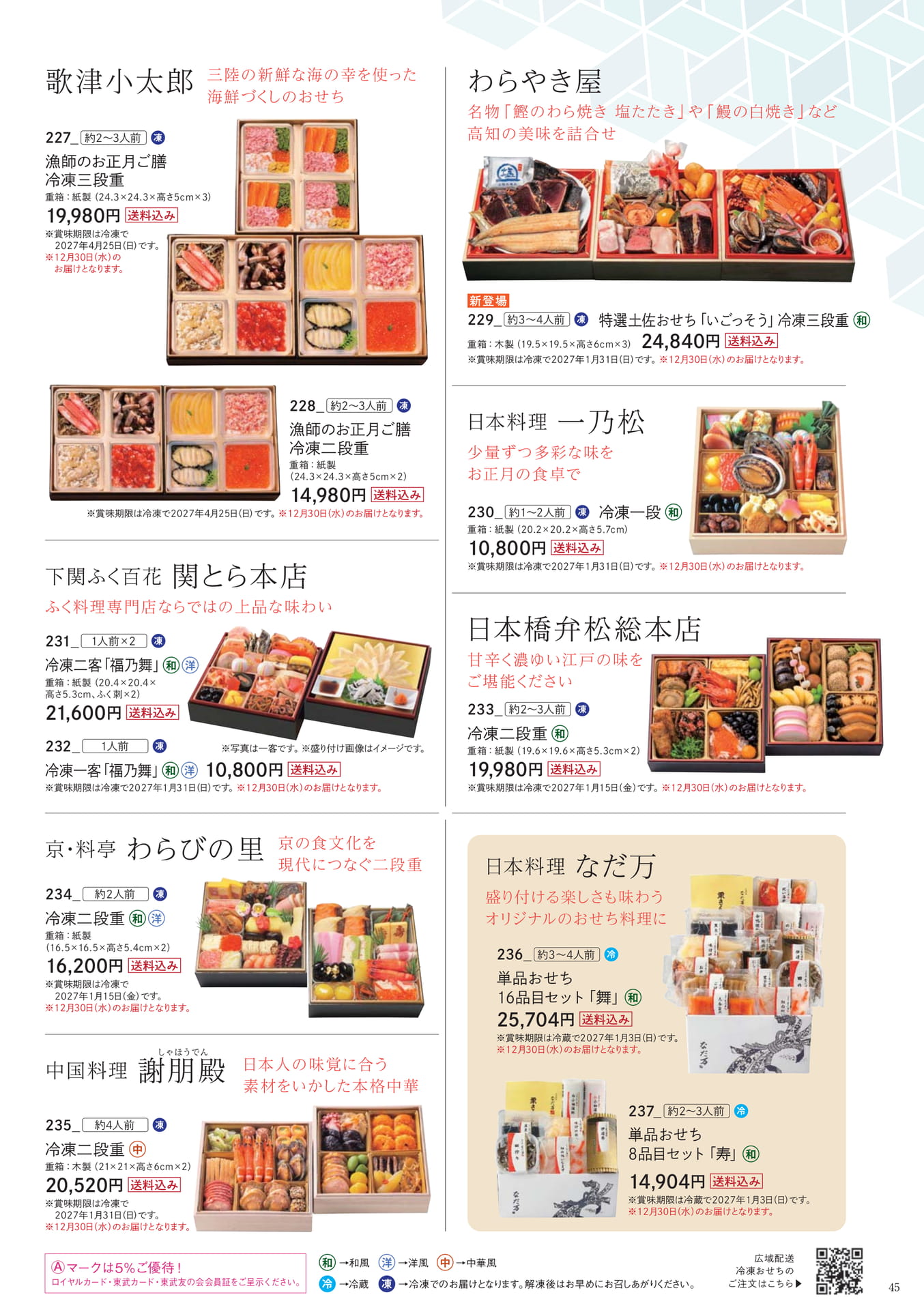 広域配送冷凍おせち(45ページ目)