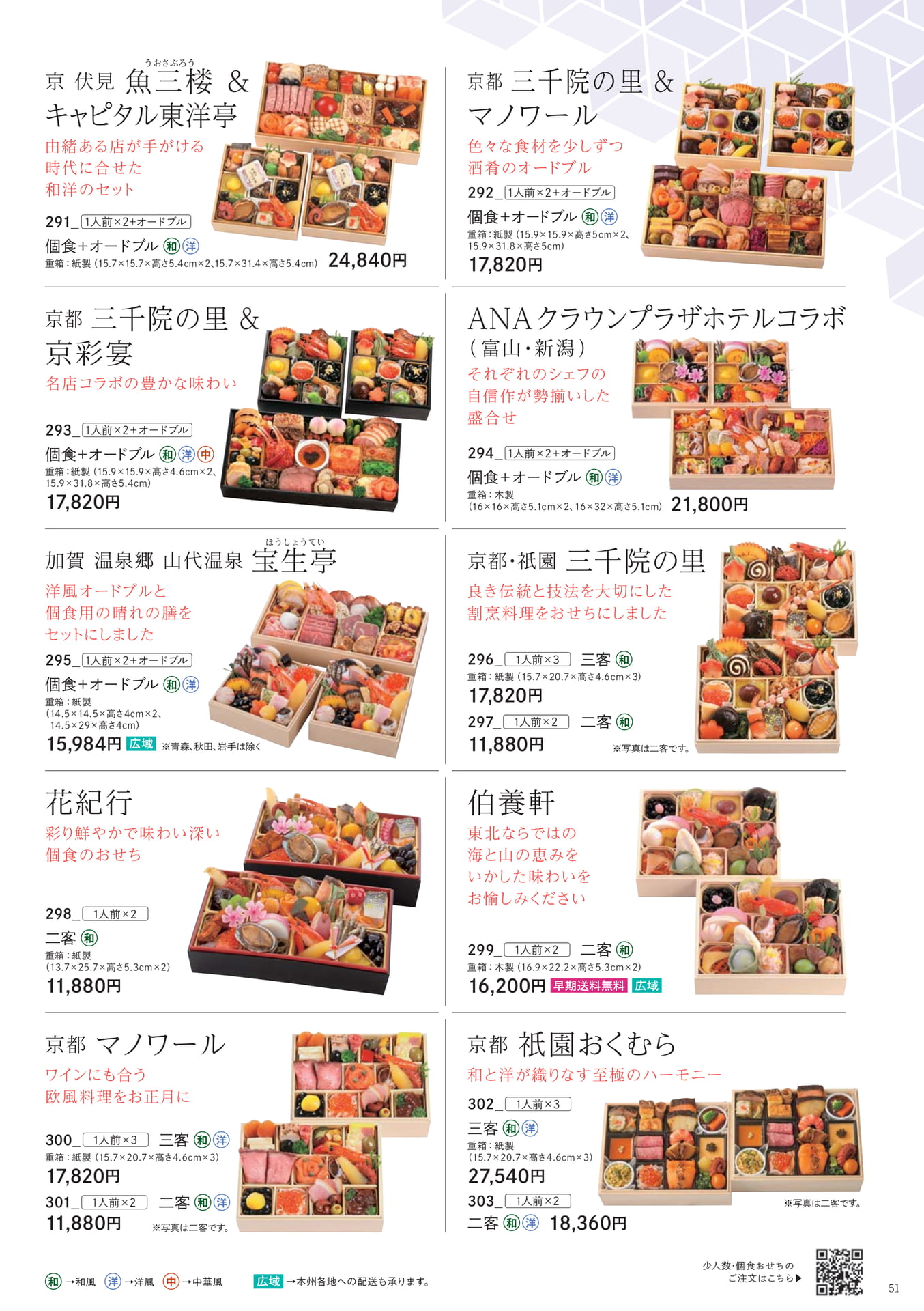 少人数・個食おせち(51ページ目)