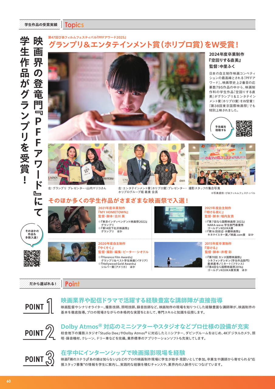映画制作科（62ページ目）