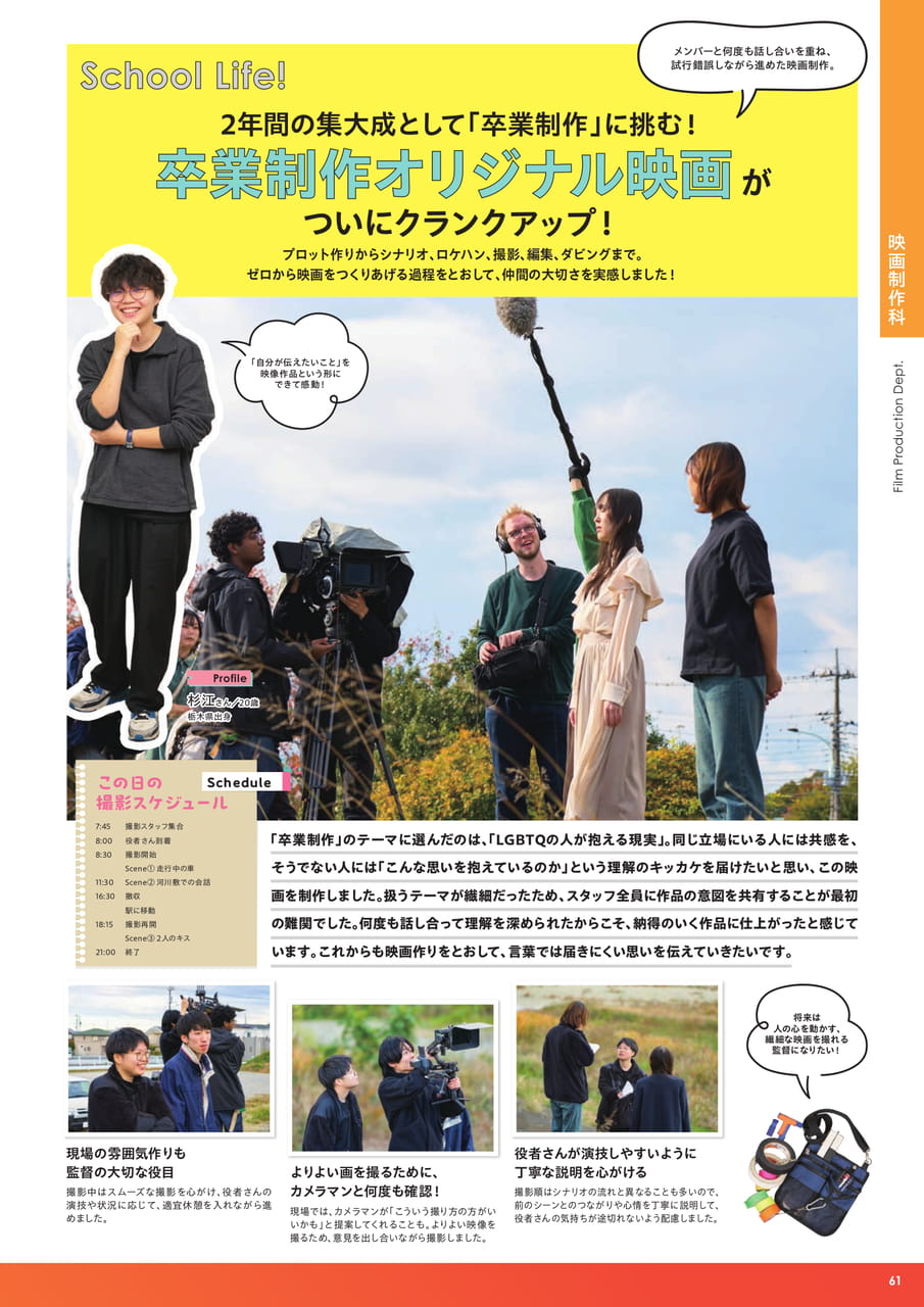 映画制作科（63ページ目）