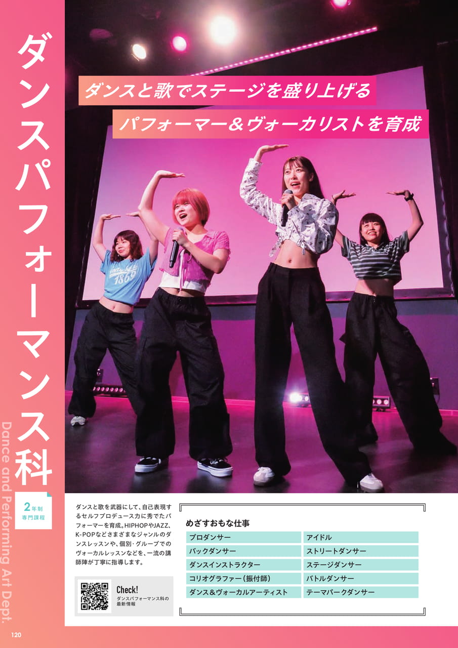 ダンスパフォーマンス科（122ページ目）