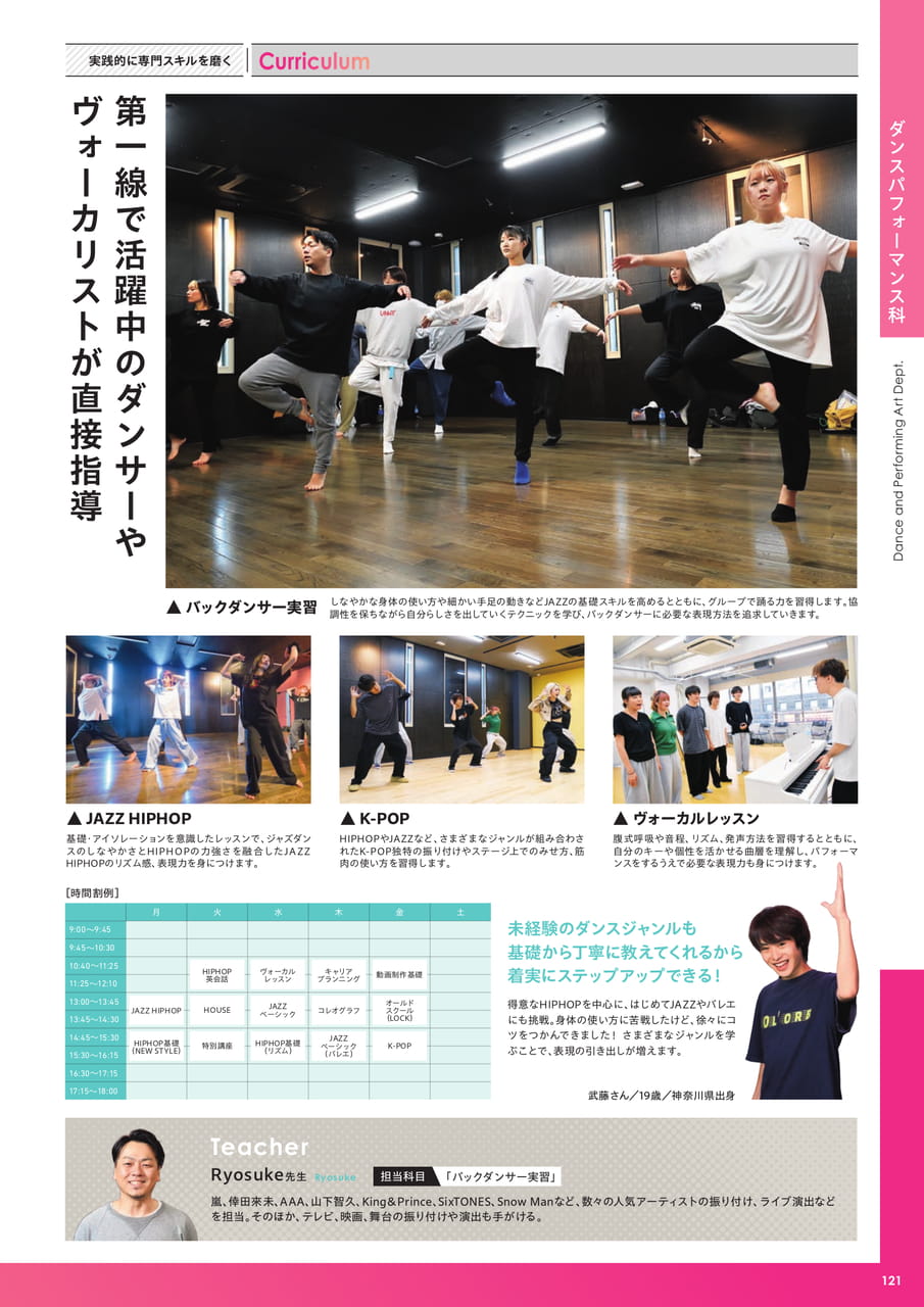 ダンスパフォーマンス科（123ページ目）