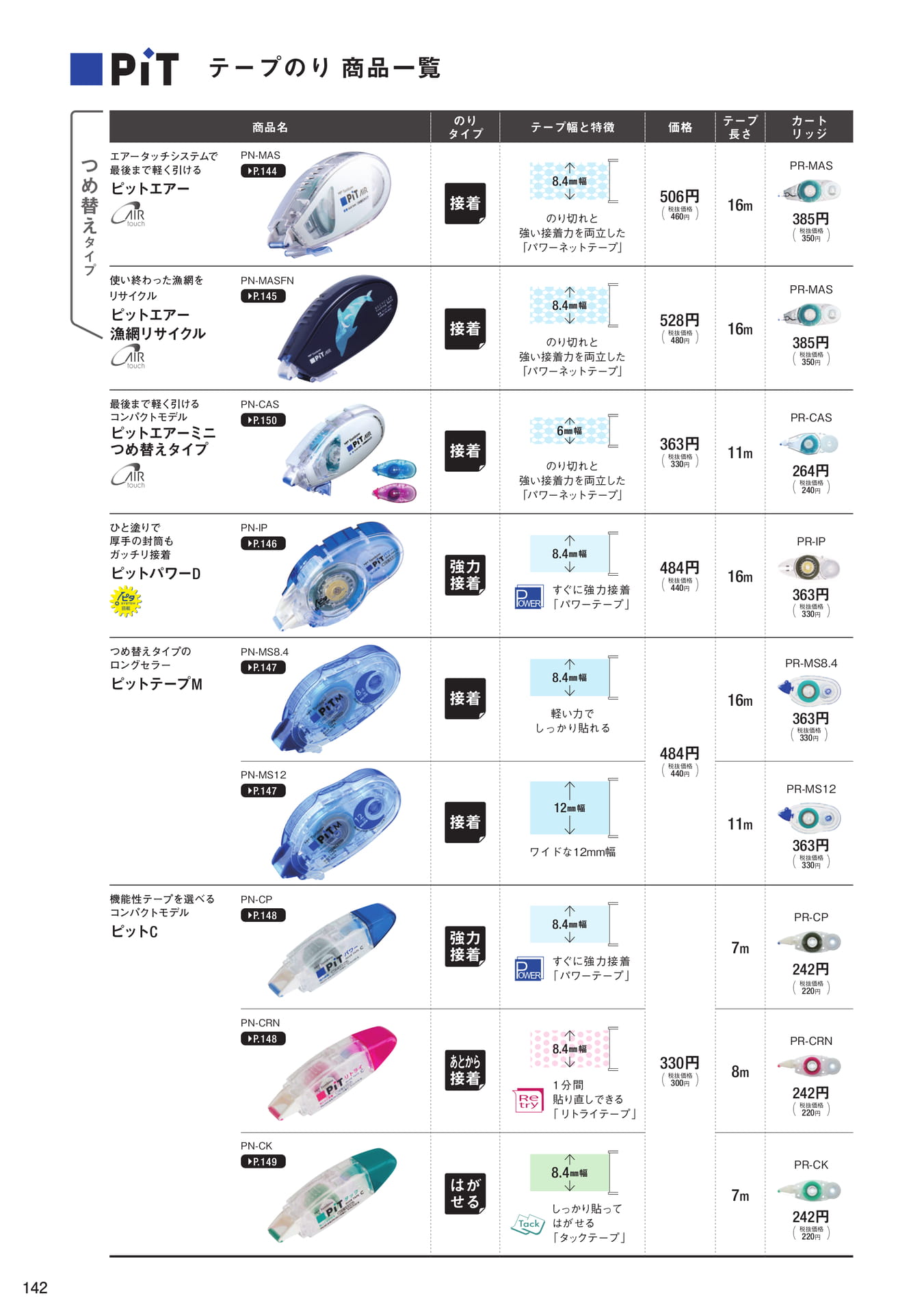 P142_テープのり_商品一覧(144ページ目)