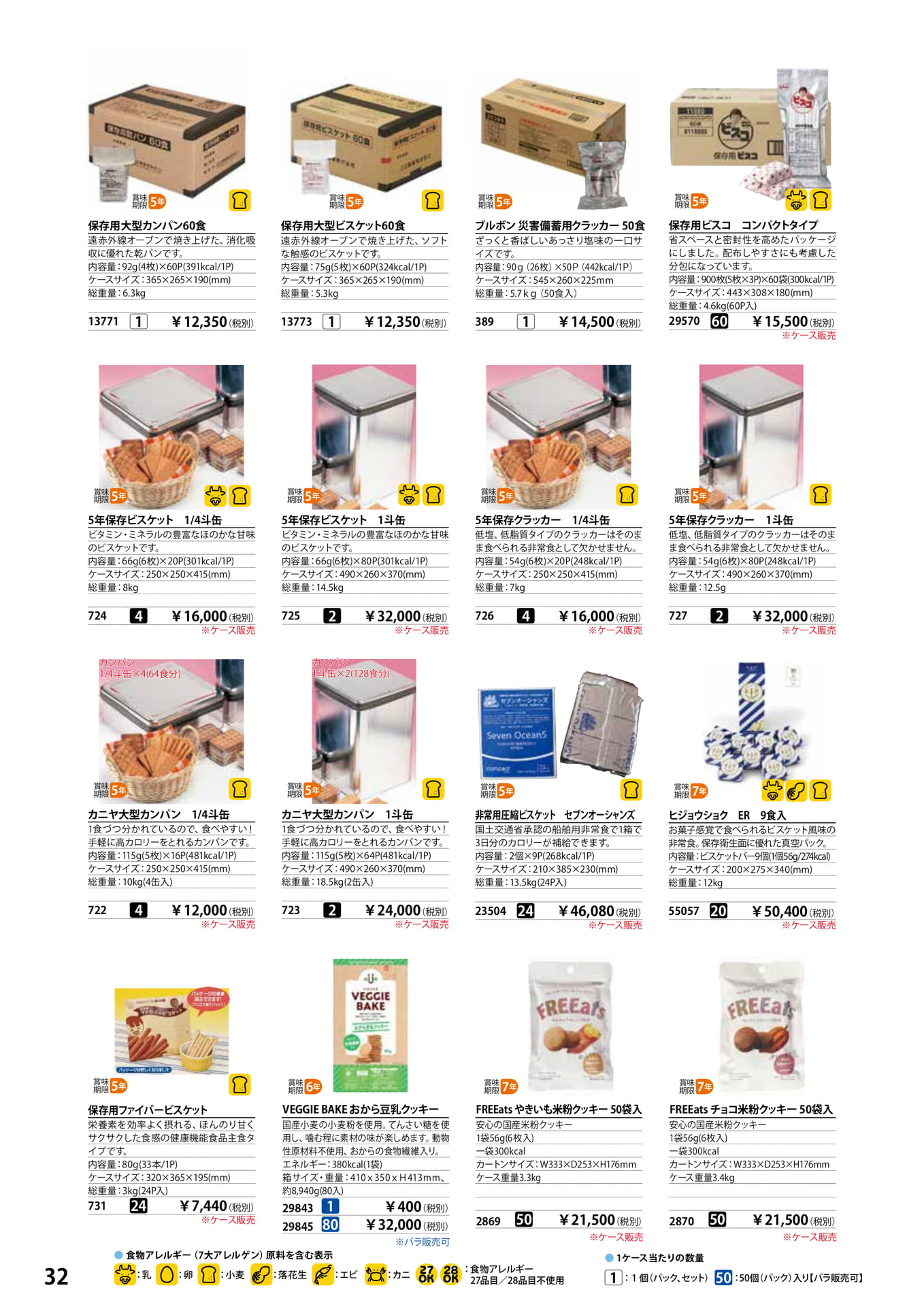 保存用カンパン・ビスケット(34ページ目)