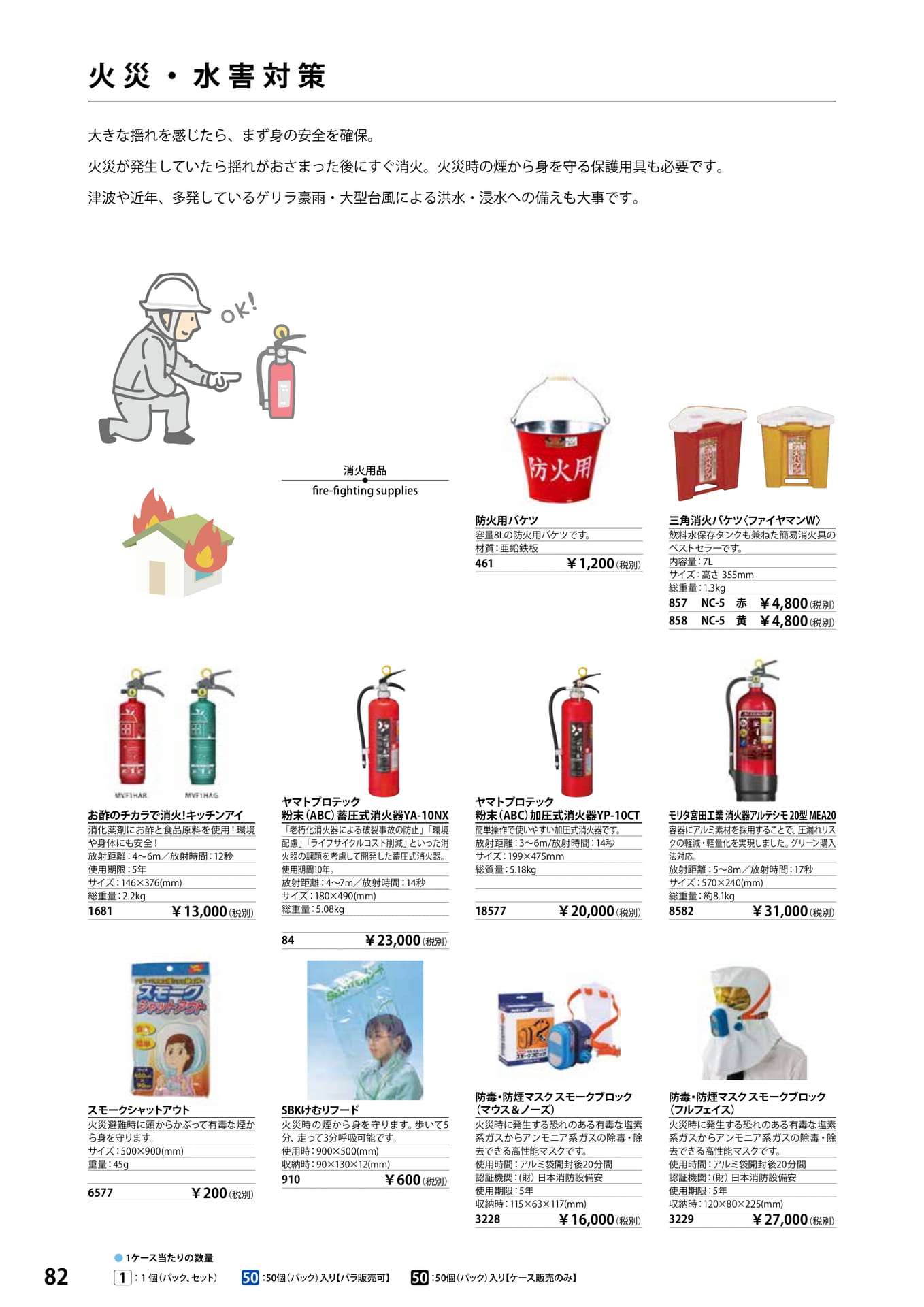 消火用品・防煙マスク(84ページ目)