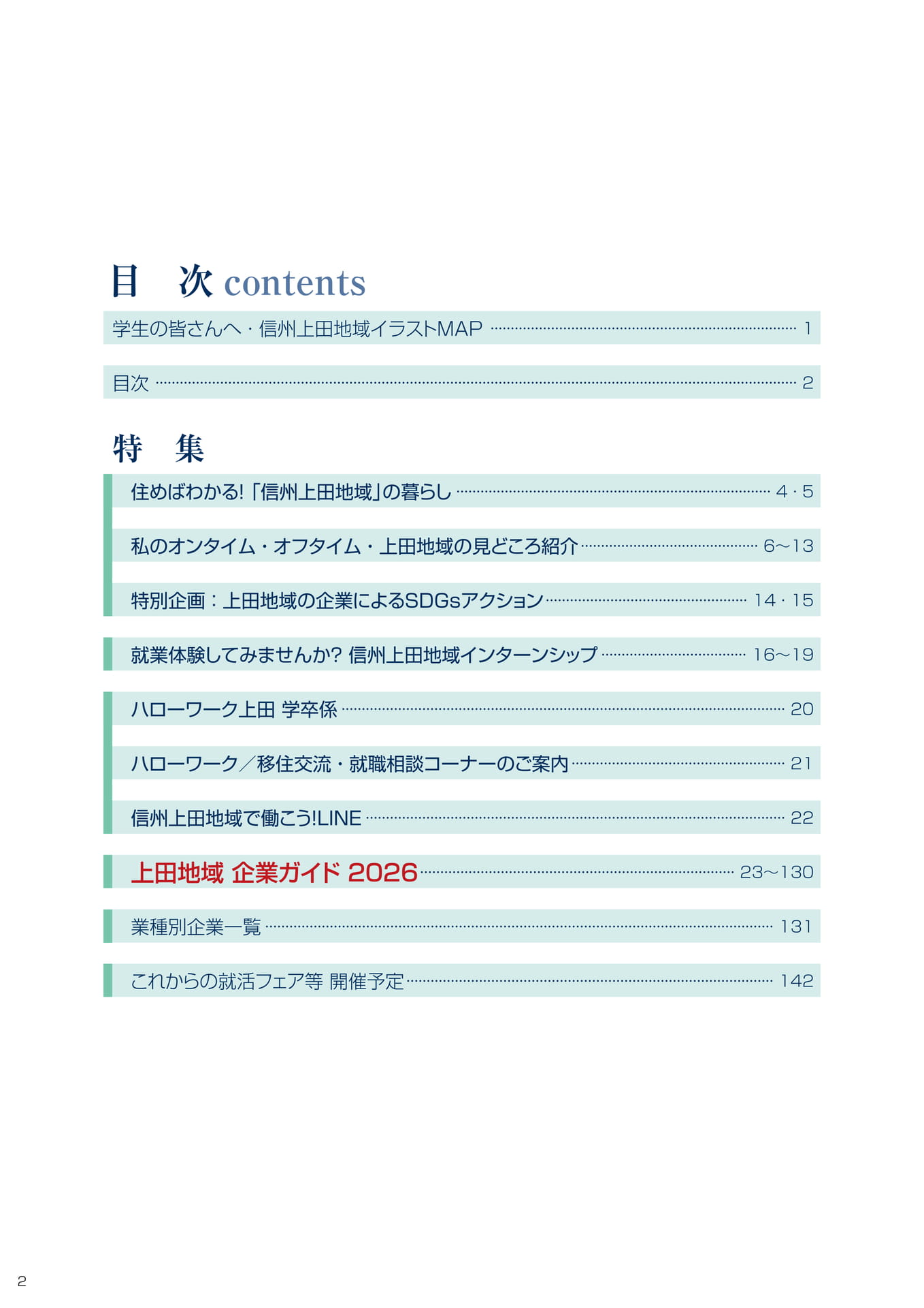 目次(4ページ目)