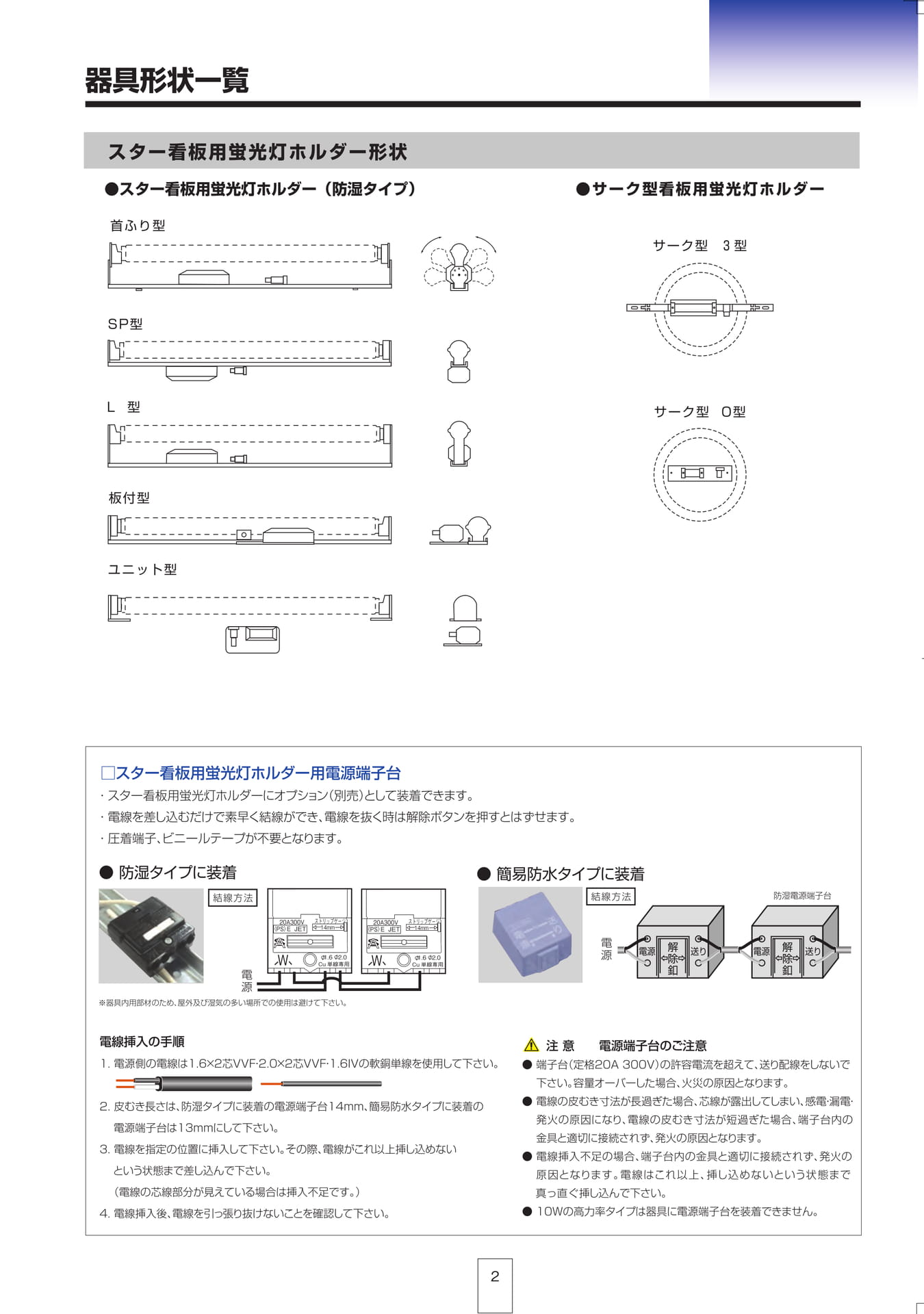 P2 器具形状一覧（3ページ目）