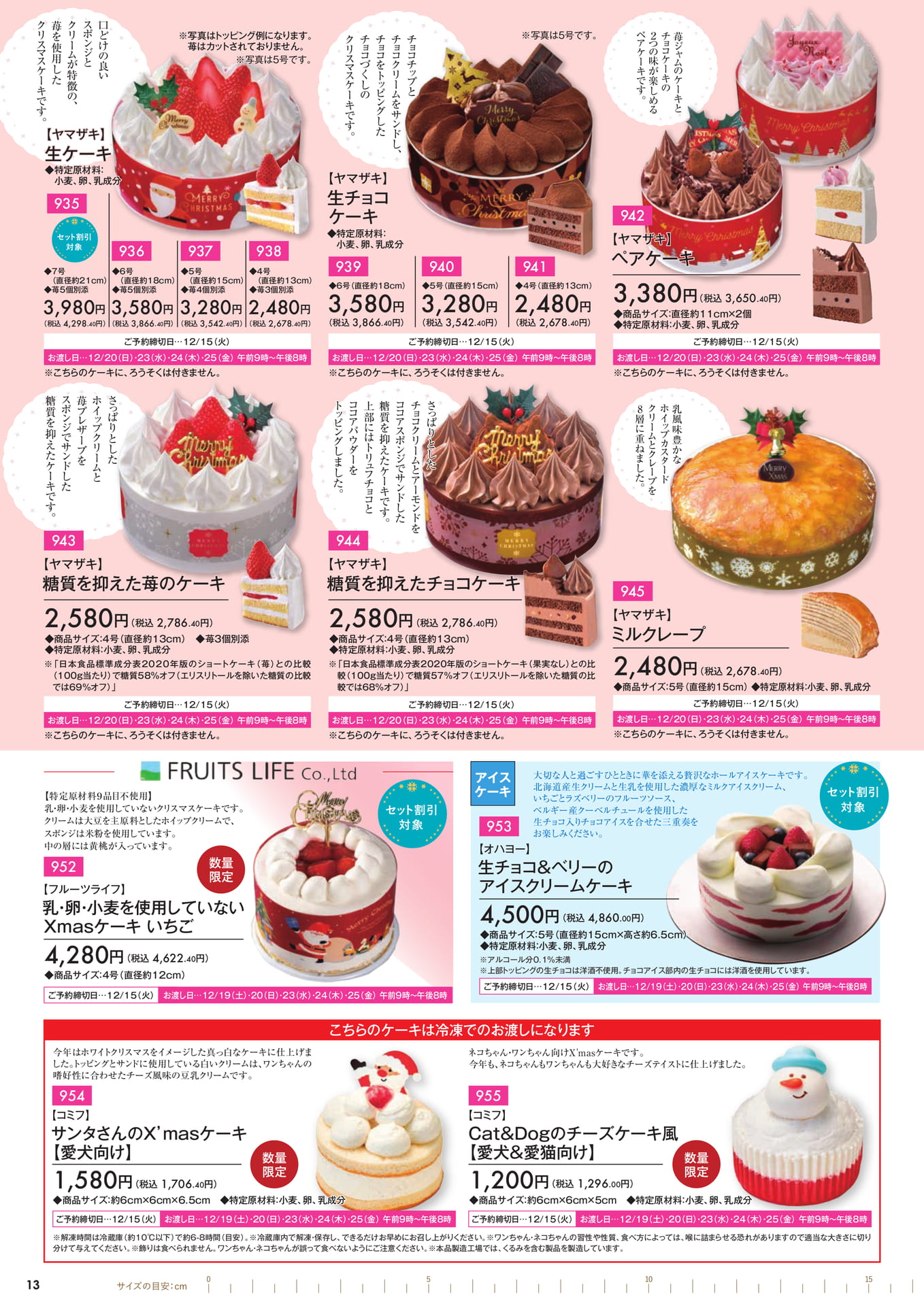 ヤマザキのクリスマスケーキ（14ページ目）