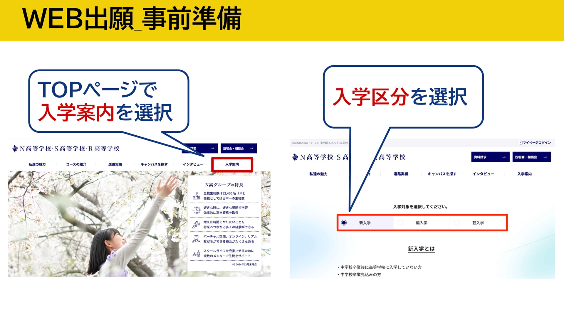 WEB出願の事前準備（20ページ目）