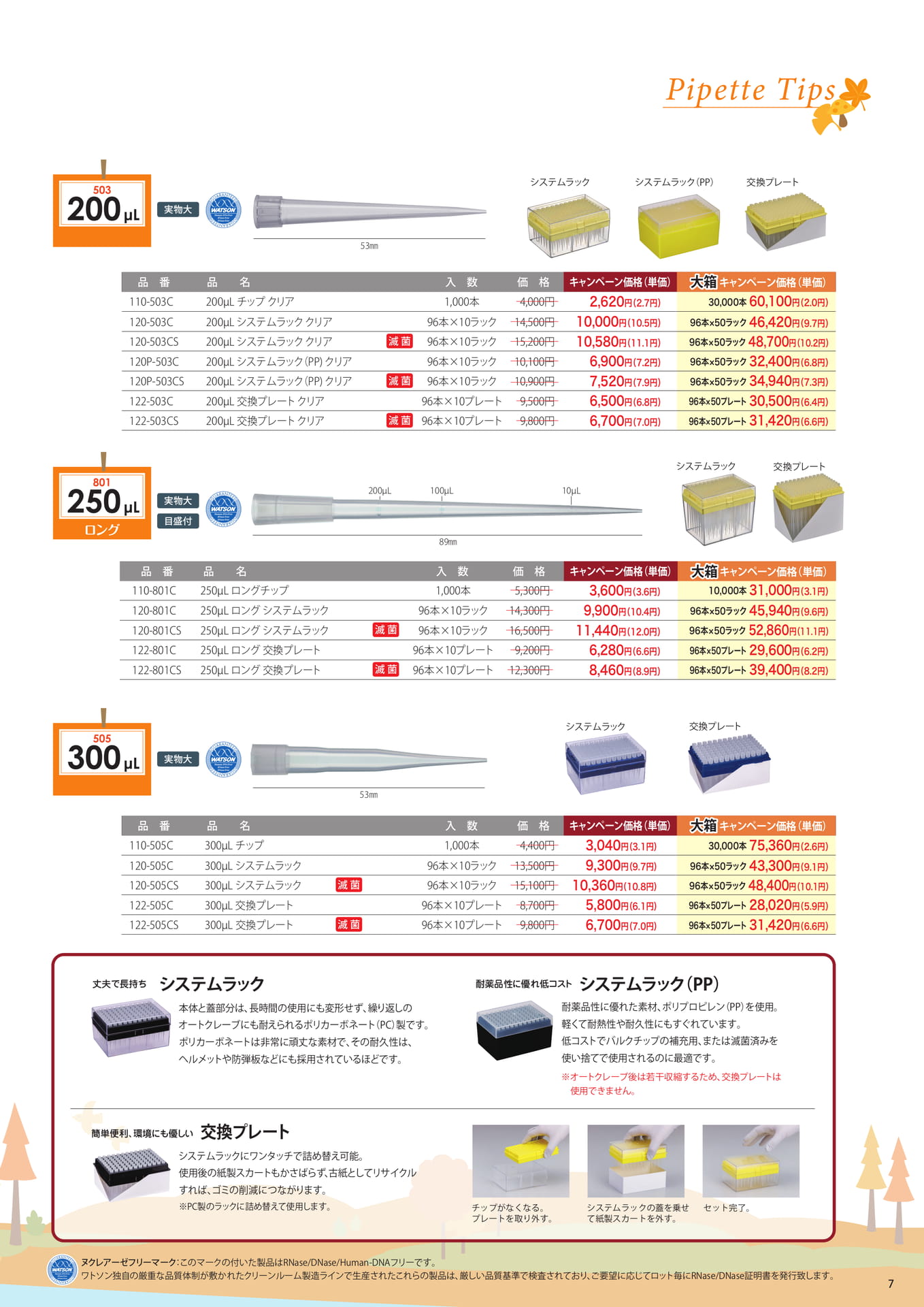 ピペットチップ 10µL～300μL-2（7ページ目）